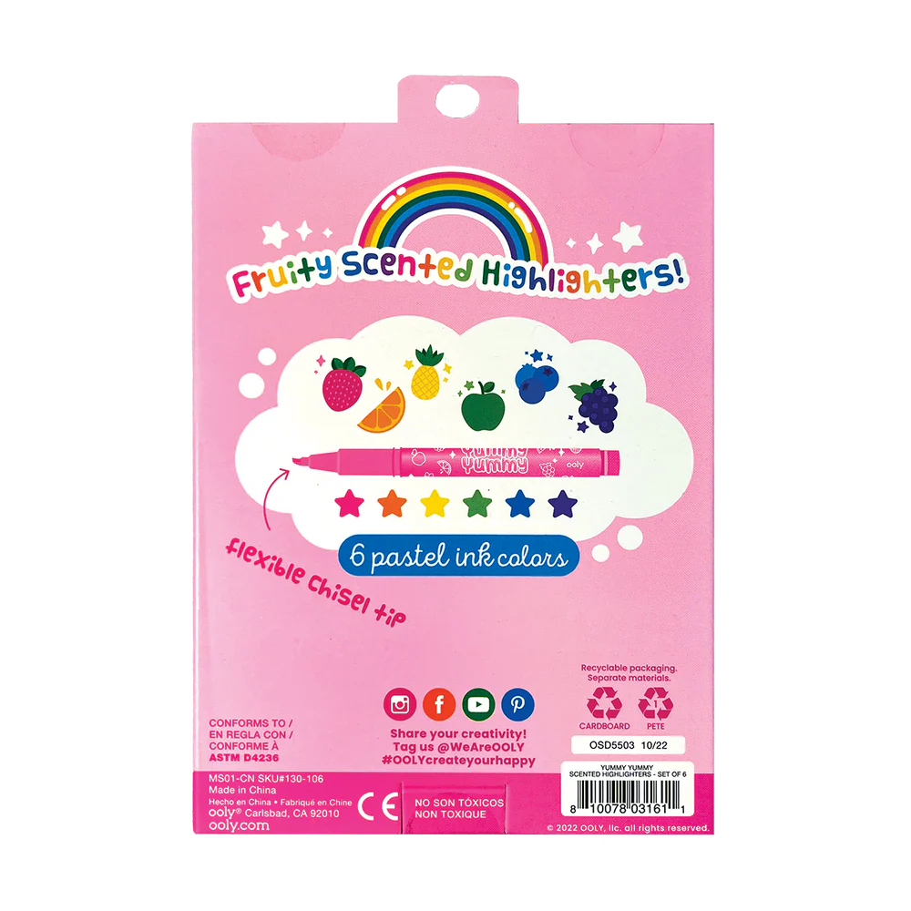 Yummy Yummy Scented Highlighters