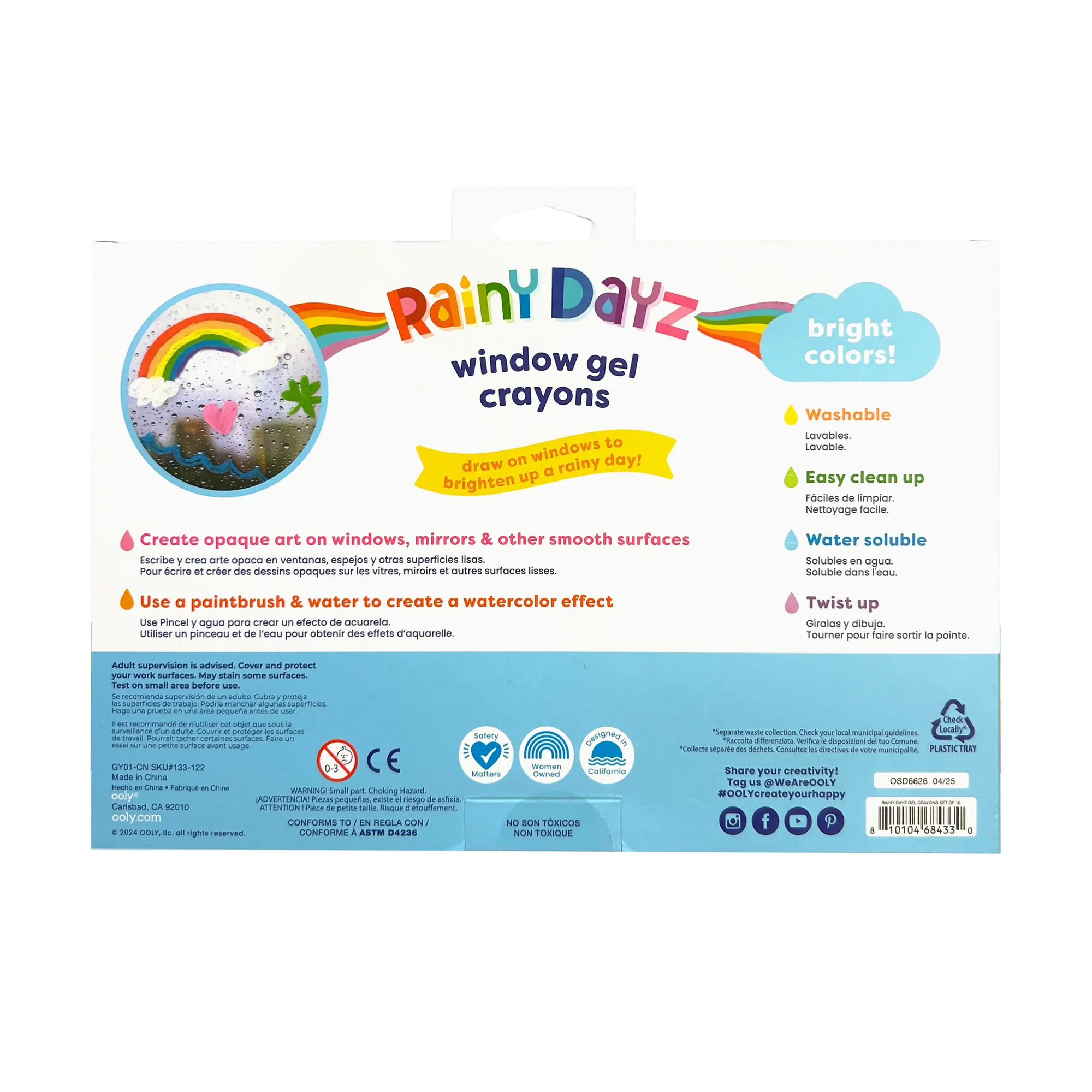 Rainy Dayz: Gel Crayons