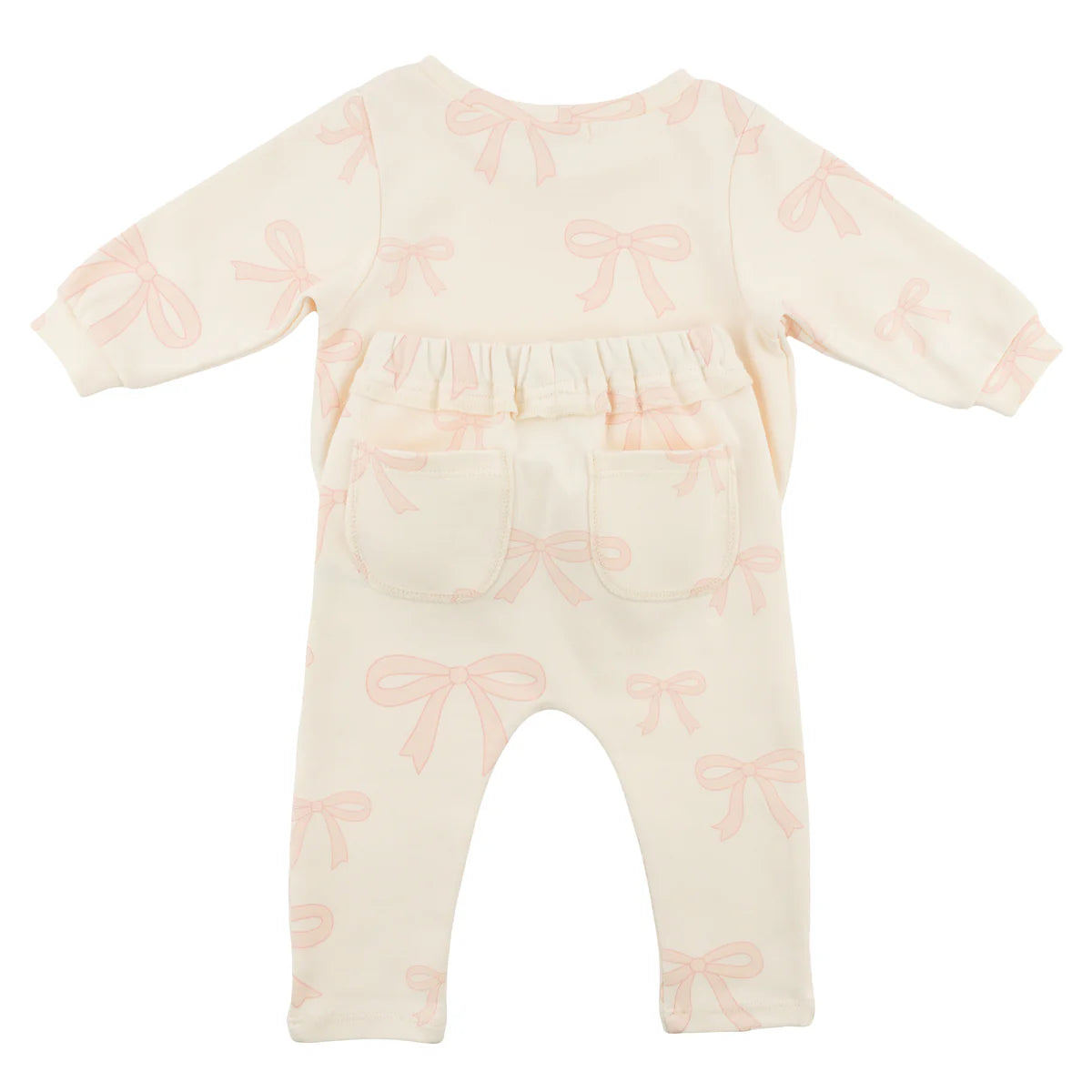 Pink Big Bows Jogger Set