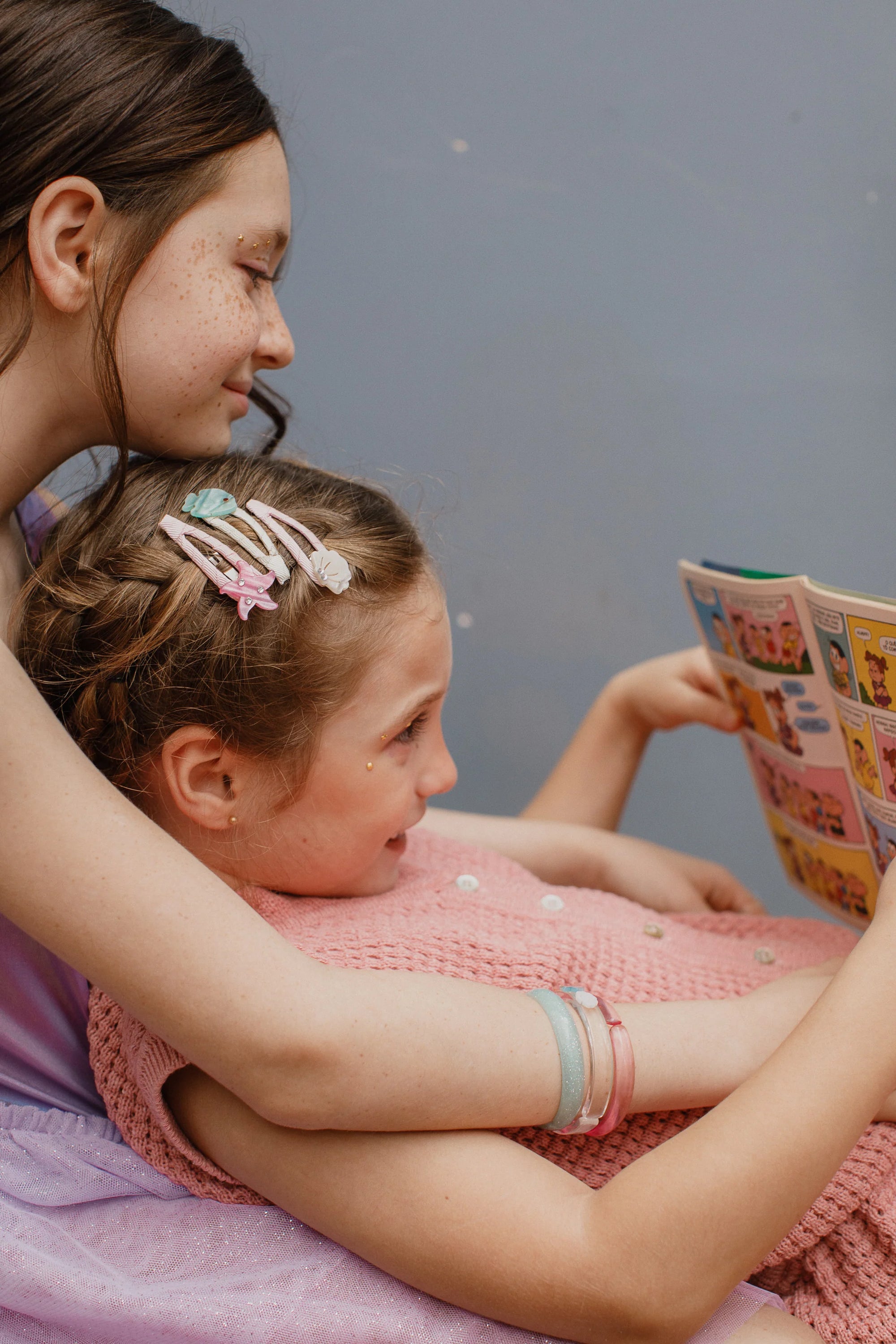 Fish Starfish Seashell Hair Snap Clips