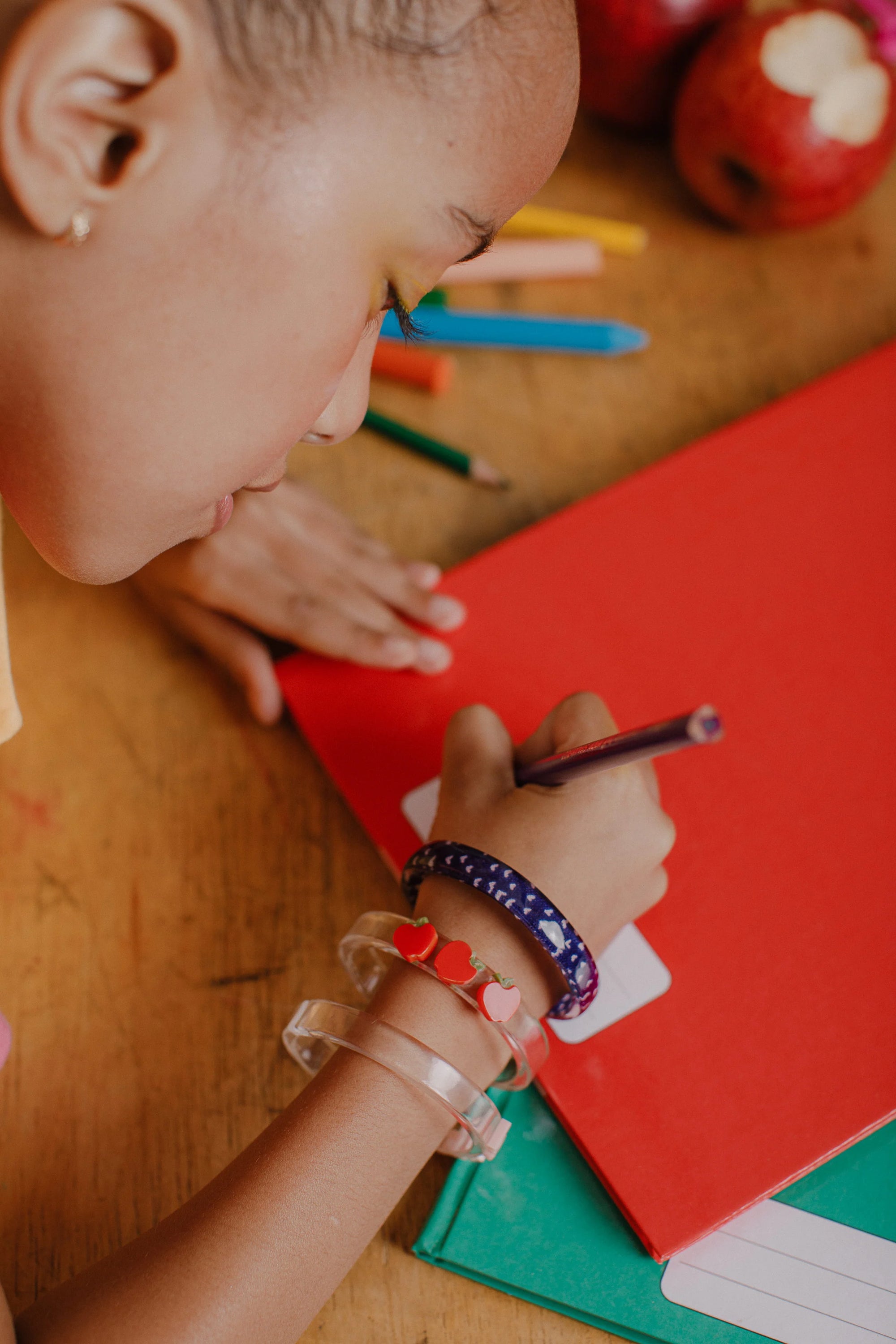 Apple Be Kind Bangles (Set of 3)
