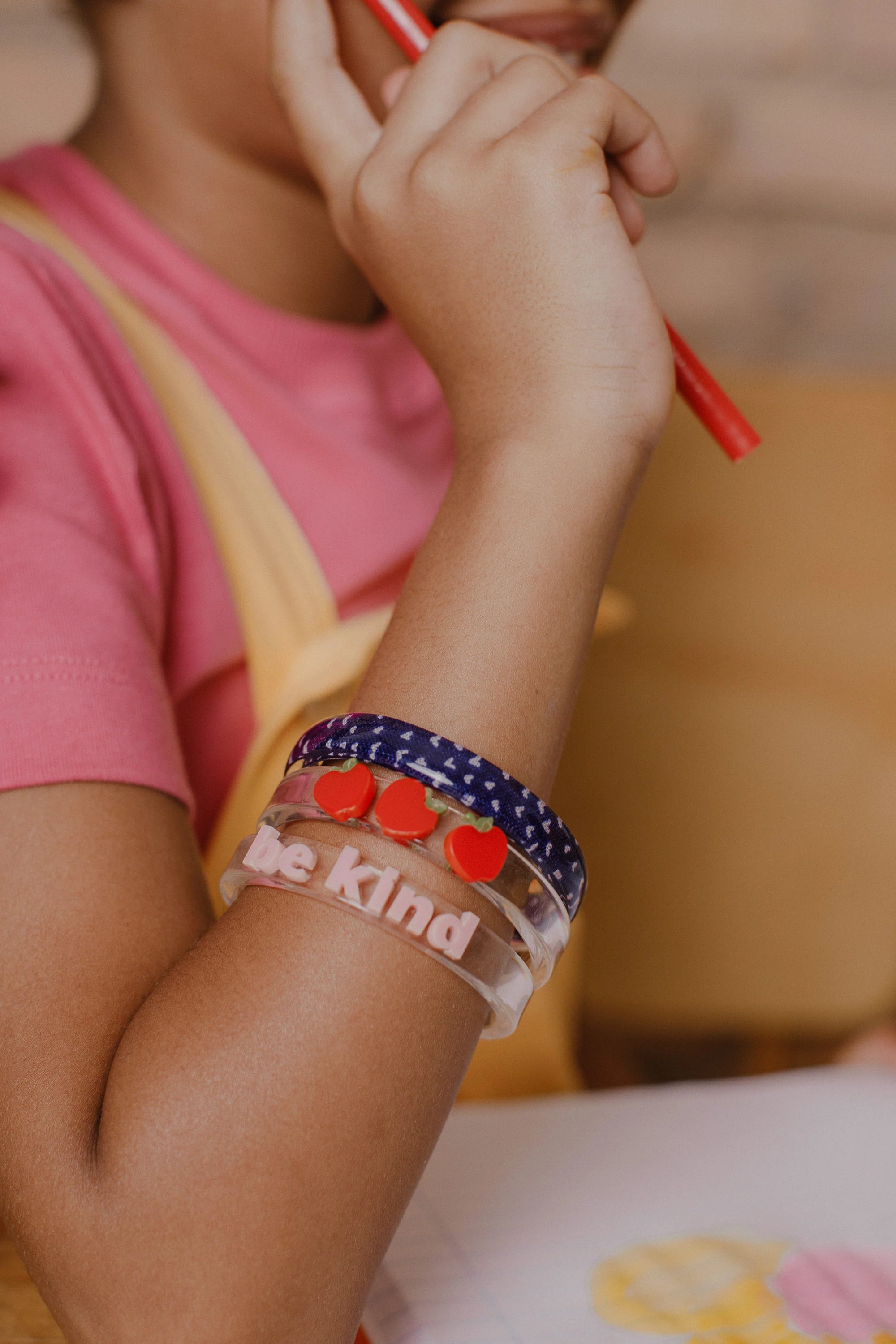 Apple Be Kind Bangles (Set of 3)