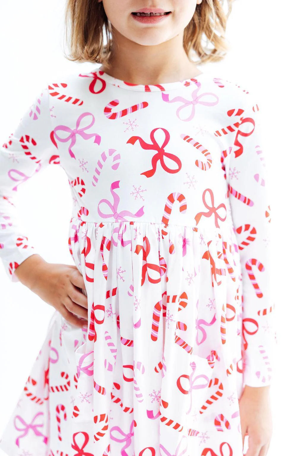 Candy Cane Lane Pocket Twirl Dress