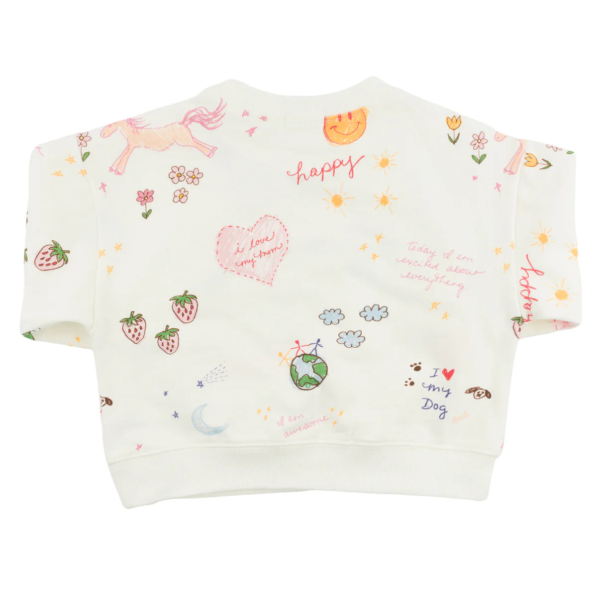 Charlie Doodle Print Sweatshirt