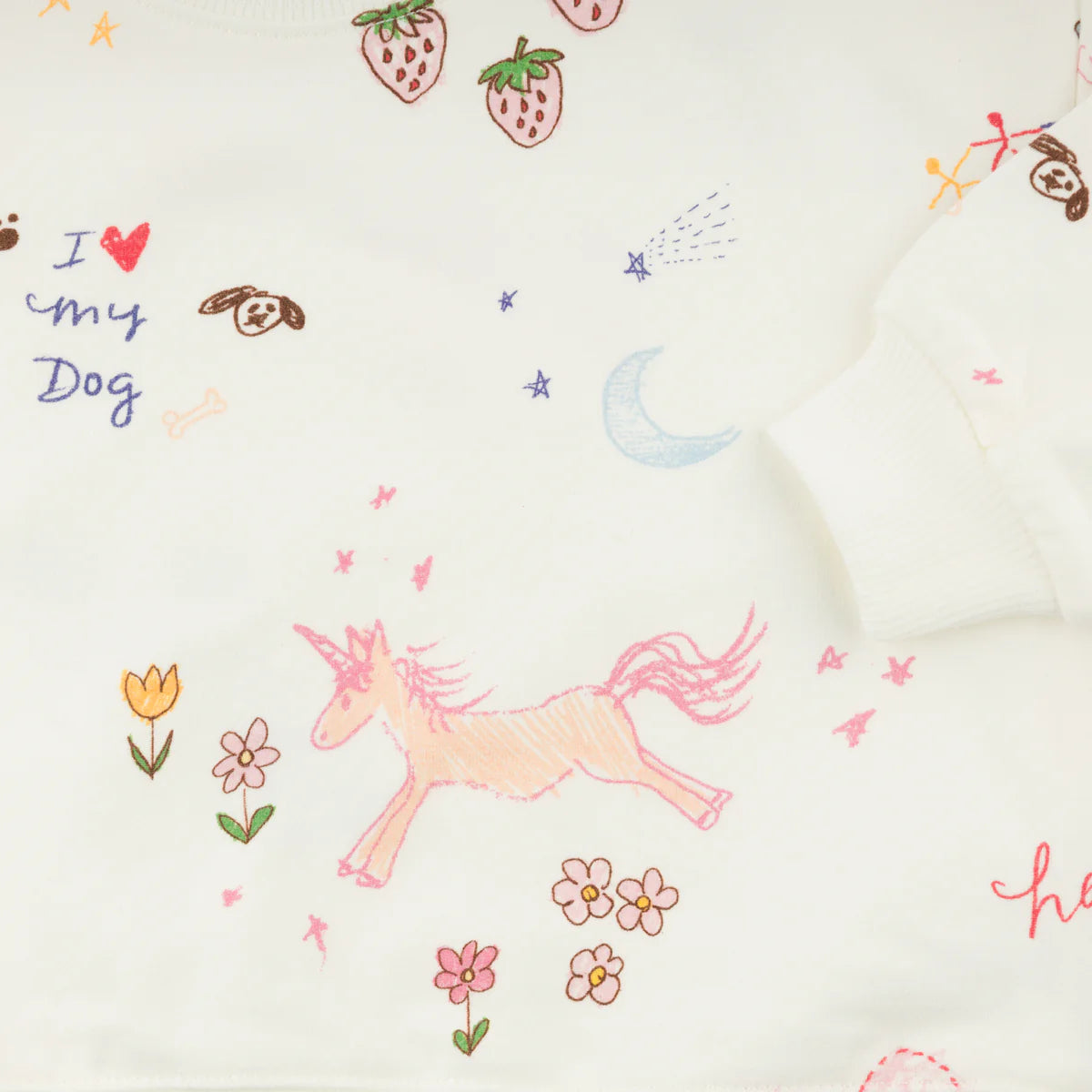 Charlie Doodle Print Sweatshirt