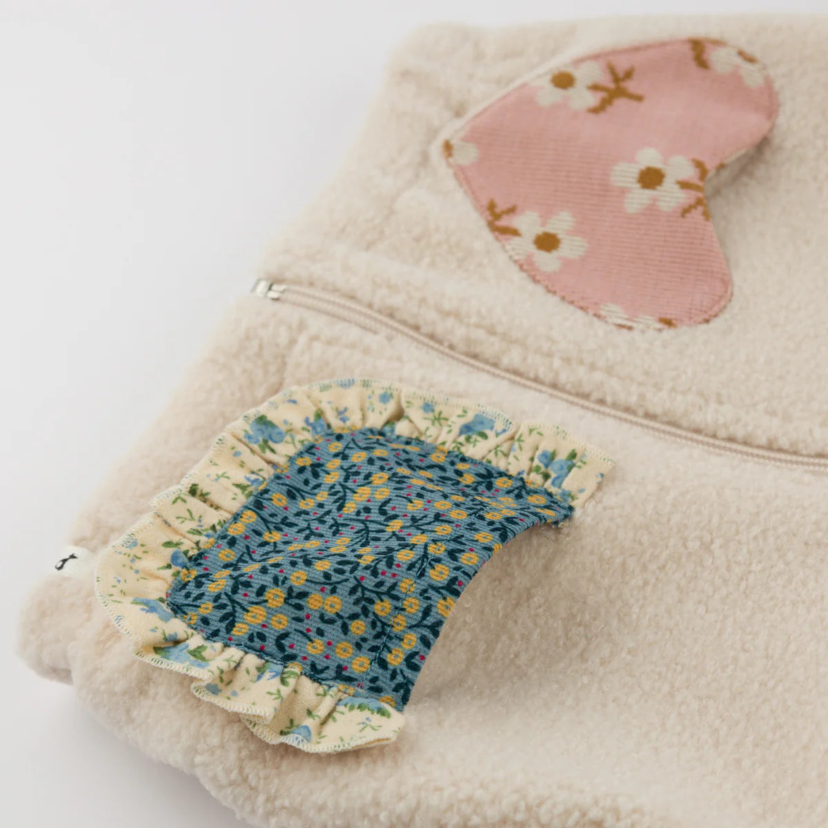 Patchwork Sherpa Faux Fur Tahoe Jacket