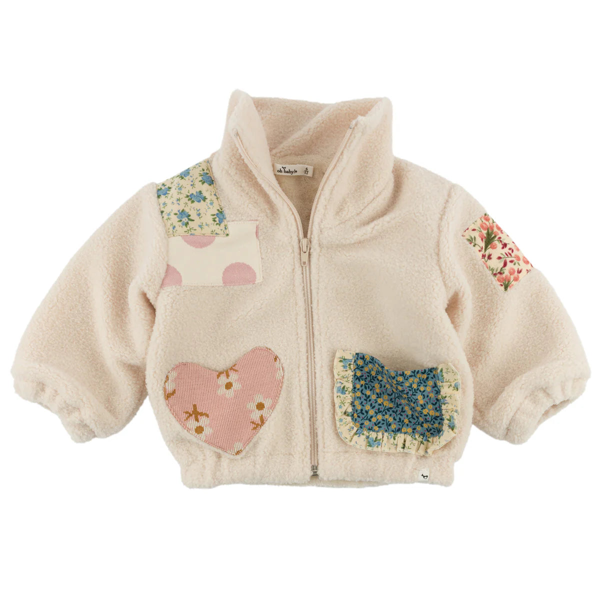 Patchwork Sherpa Faux Fur Tahoe Jacket