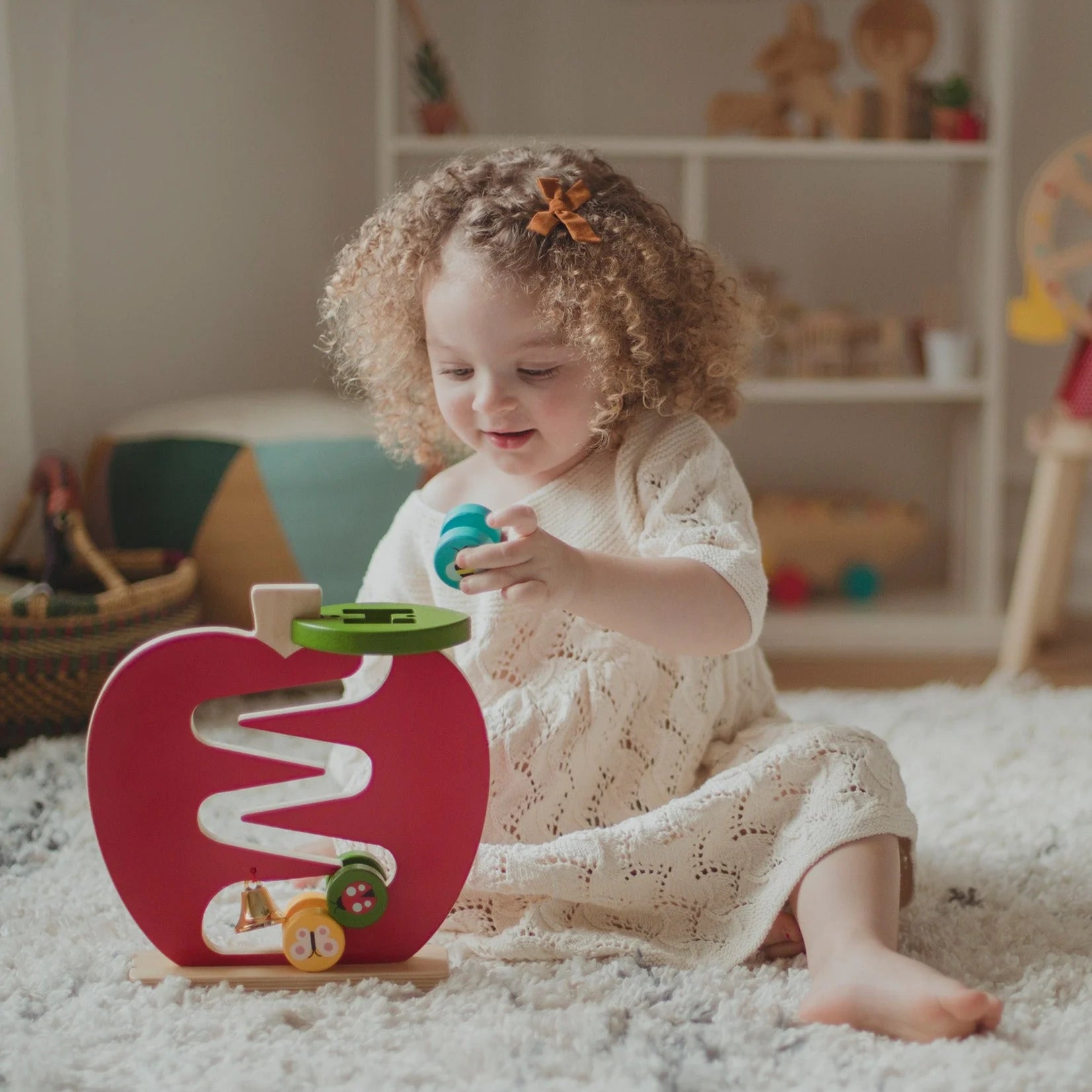 Wooden Apple Run Play Set