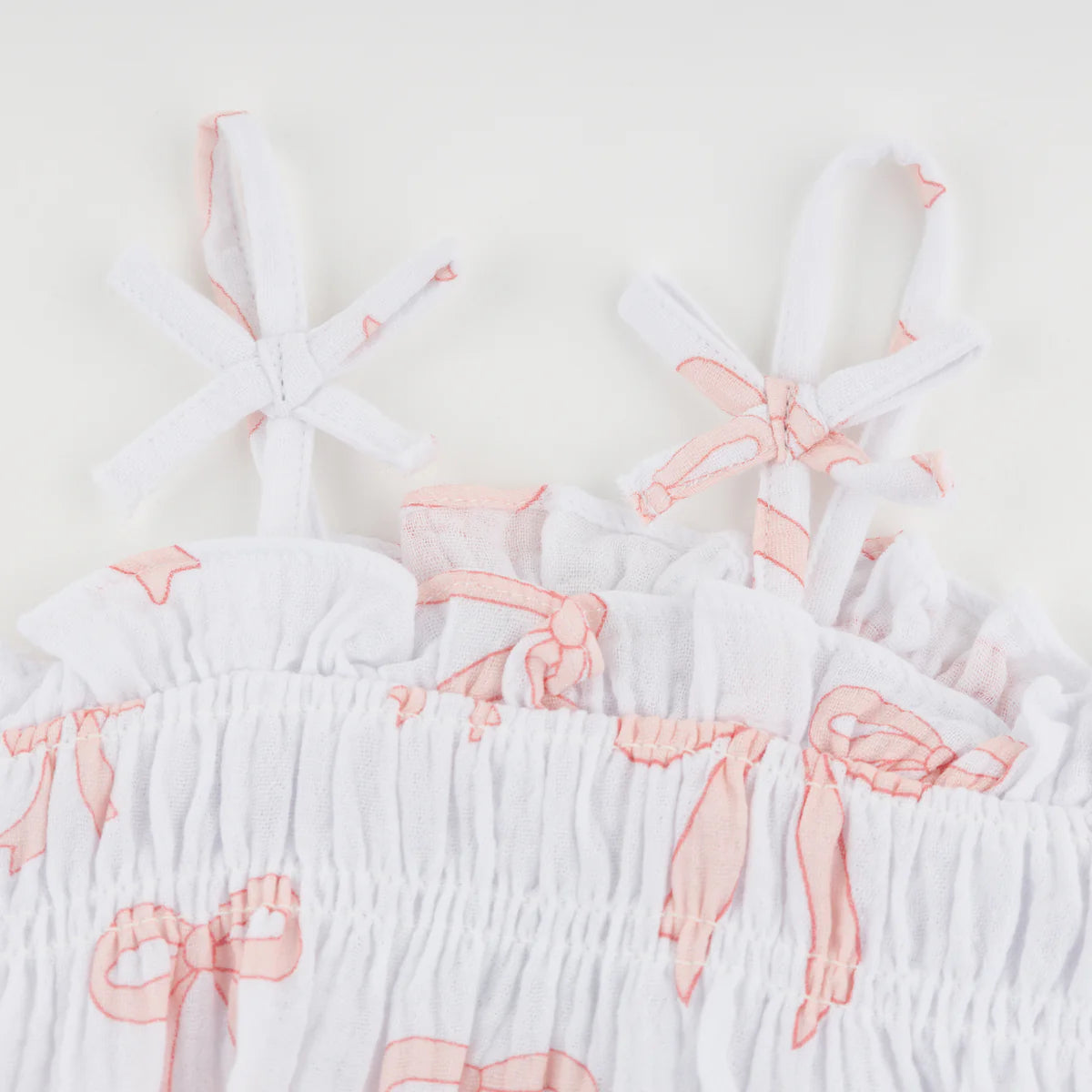 Brandie Dress in Big Pink Bows Print