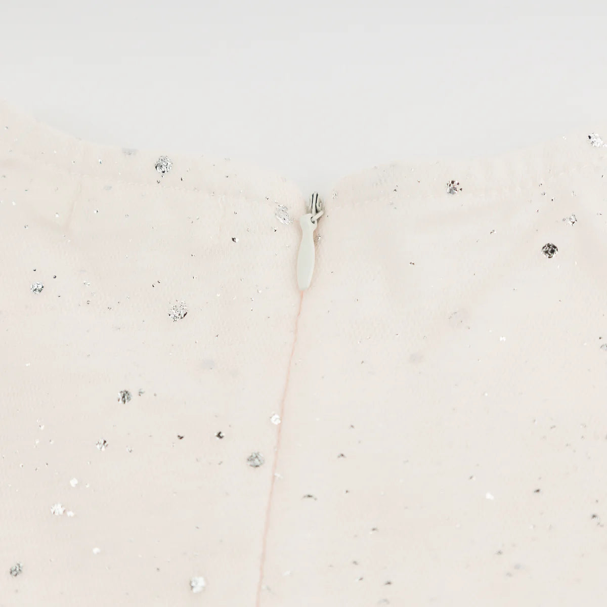 Josephine Dress in Pink & Silver Fleck