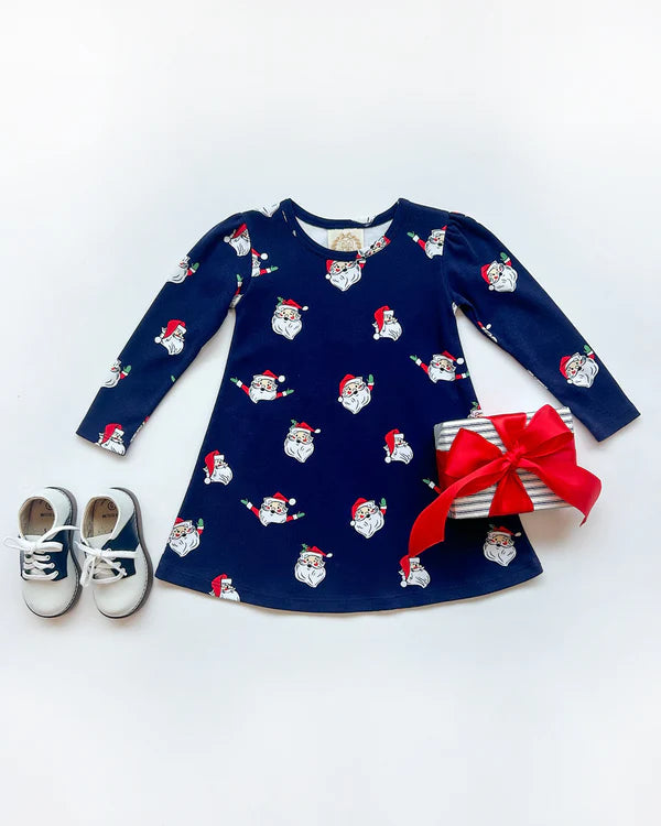 Jolly Old St. Nick Long Sleeve Penny's Play Dress