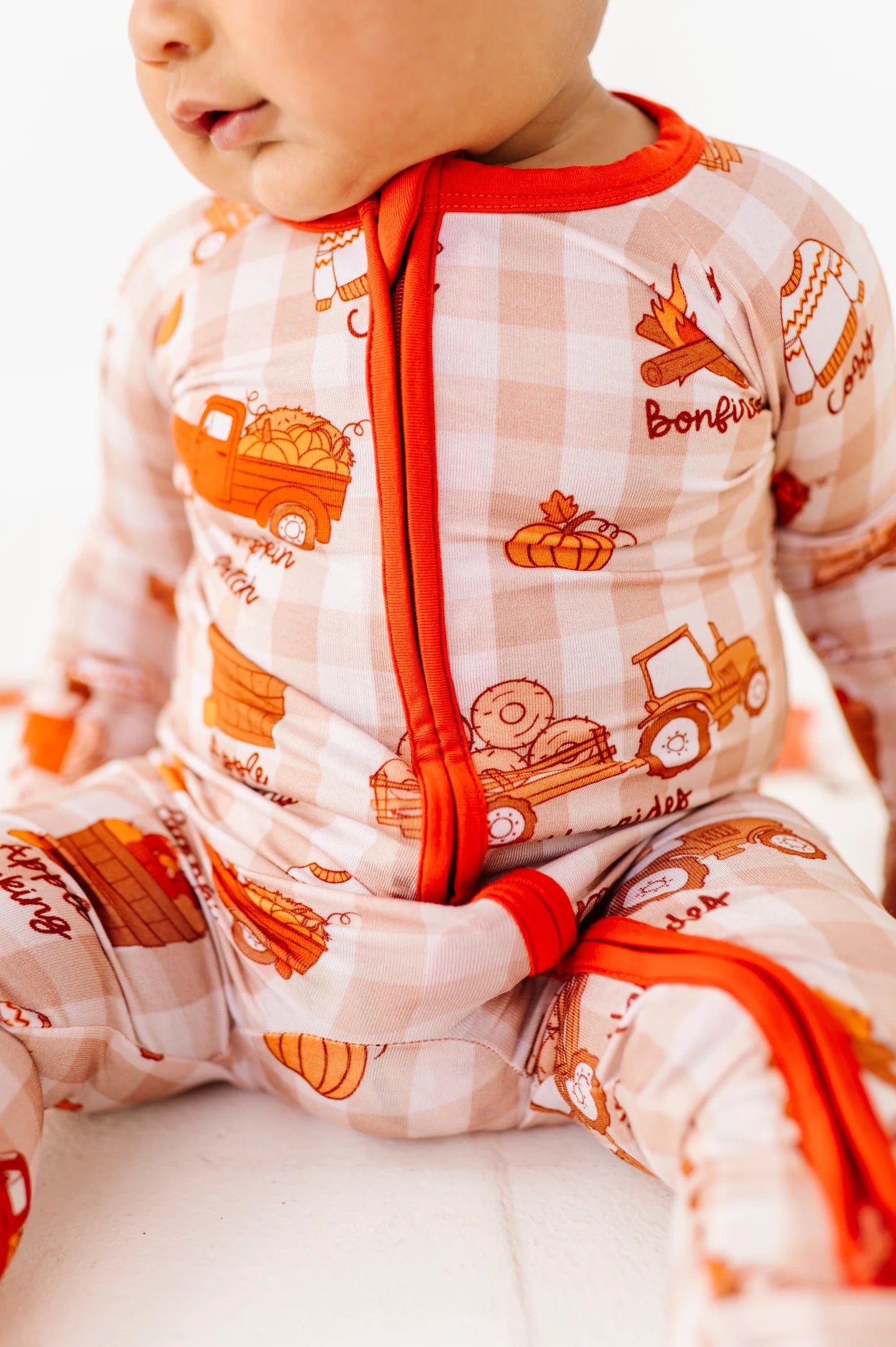 Harvest Hayride Convertible Footie