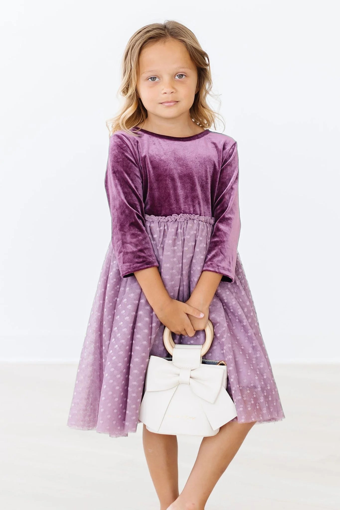 Amethyst Velvet Tutu Dress