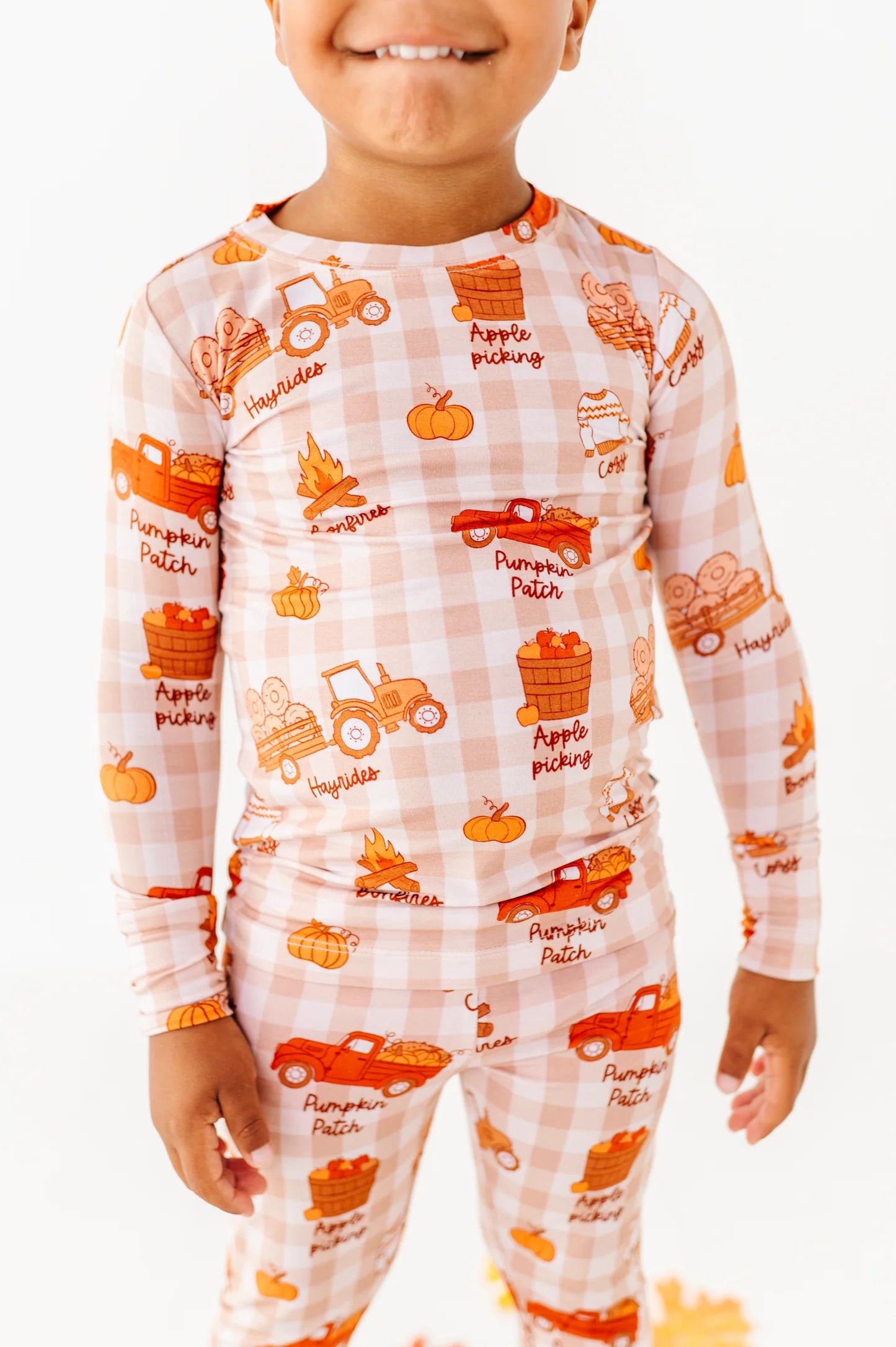 Harvest Hayride Two-Piece Pajama Set