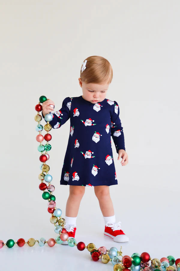 Jolly Old St. Nick Long Sleeve Penny's Play Dress