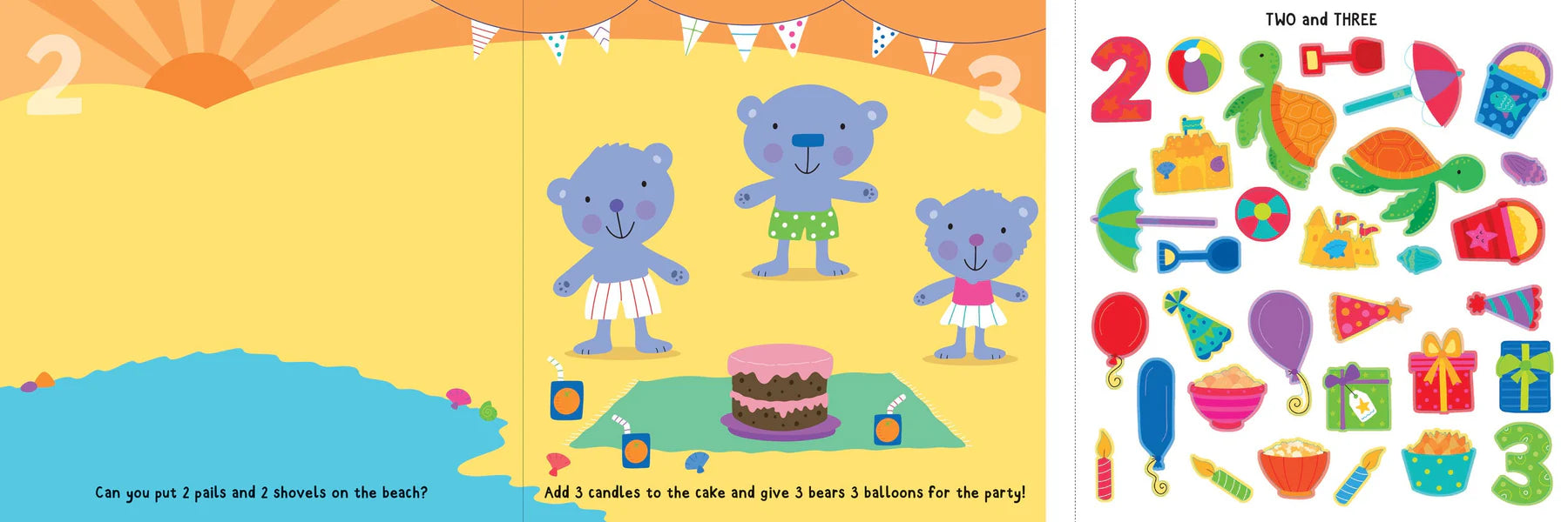 Numbers First Color by Sticker