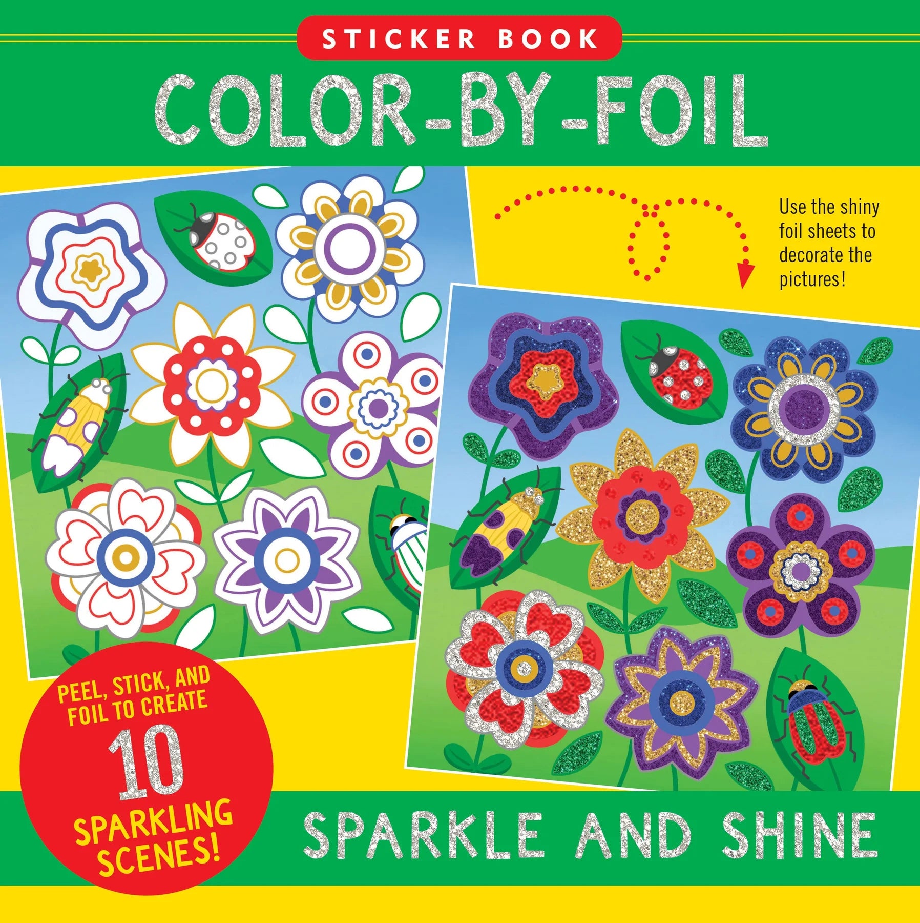 Sparkle & Shine Color by Foil Book