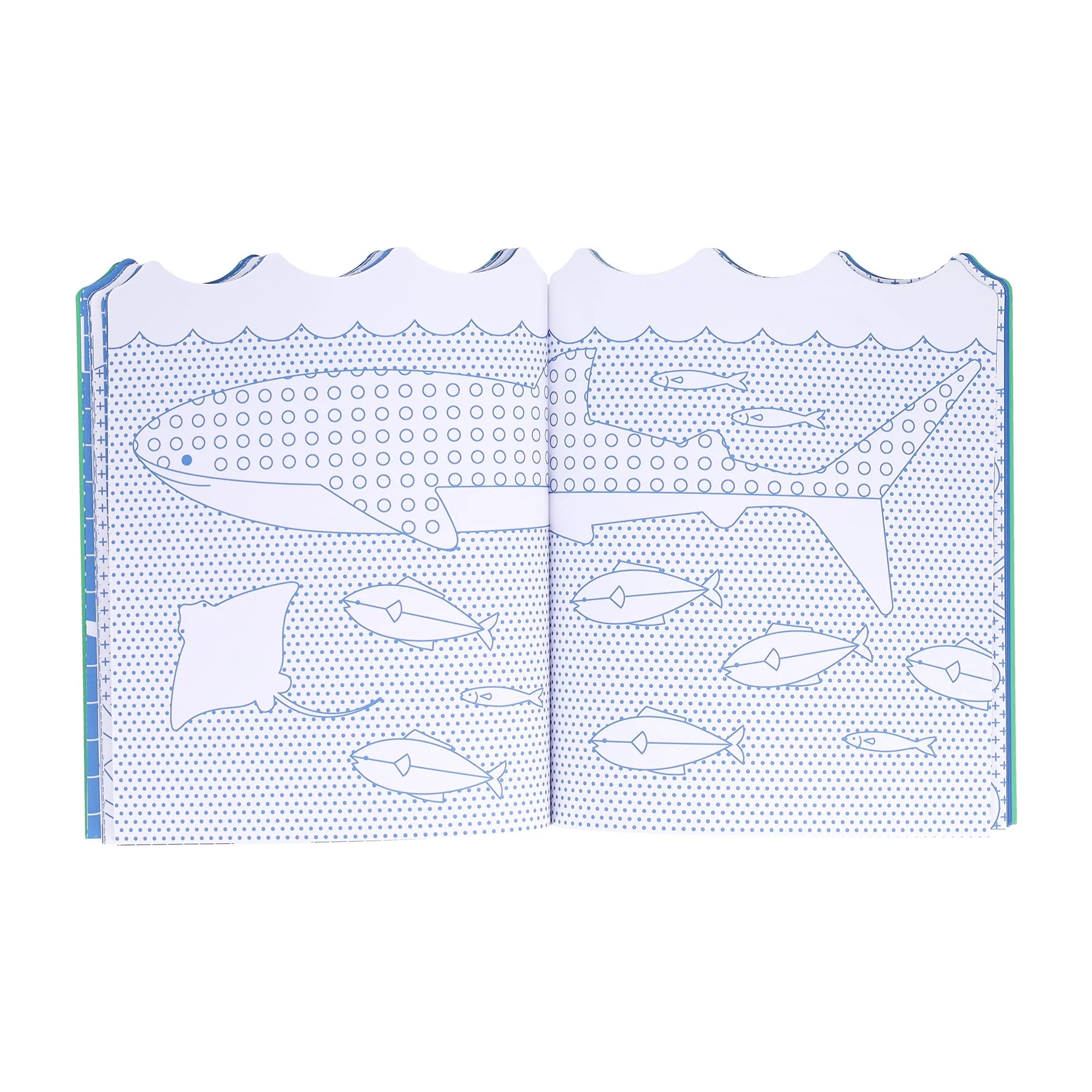 Ocean Coloring Book with Stickers