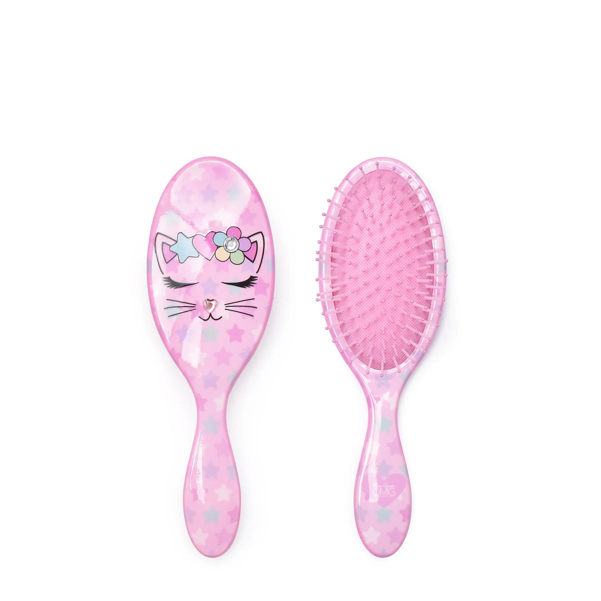 Miss Bella Kitty Cat Heart-Printed Hairbrush