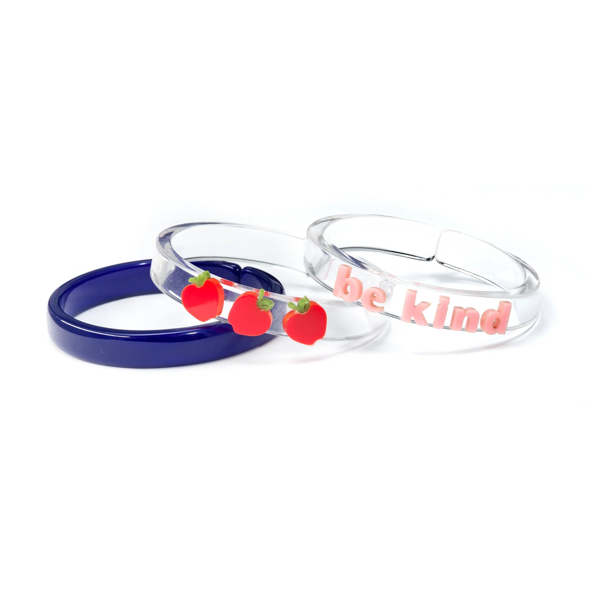 Apple Be Kind Bangles (Set of 3)