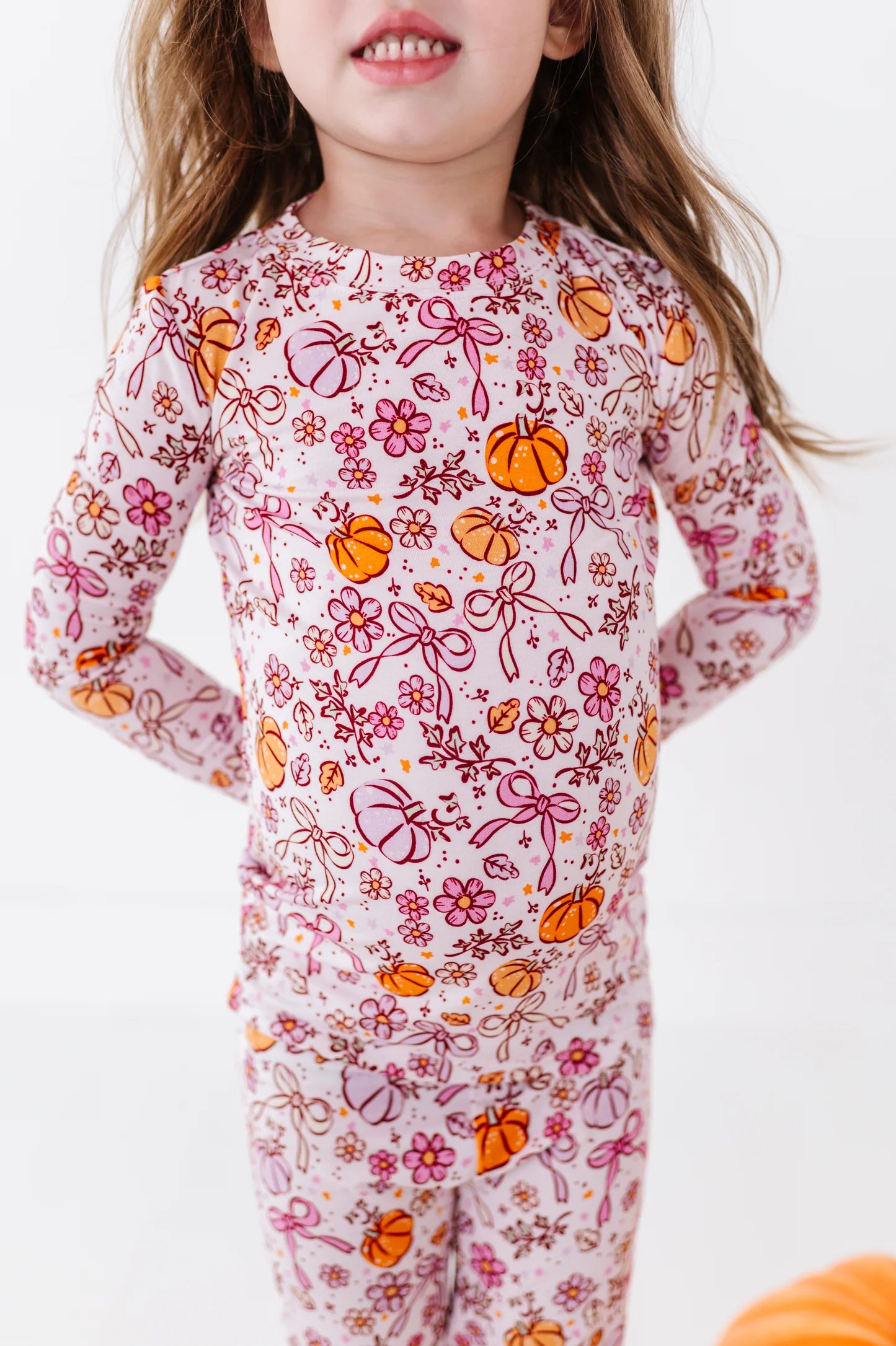 Pretty Pretty Pumpkins Two-Piece Pajama Set