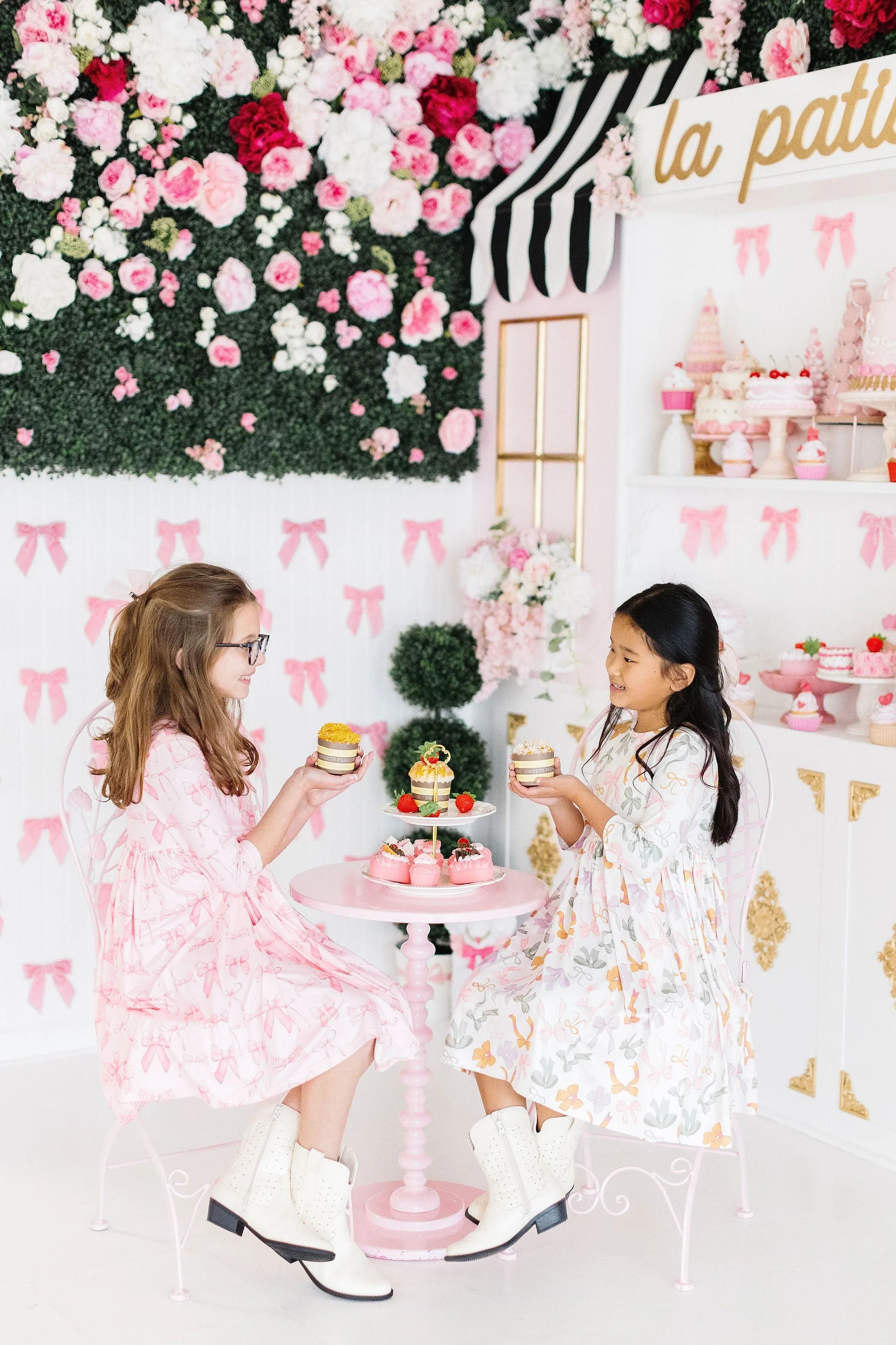 Boho Bows Pocket Twirl Dress