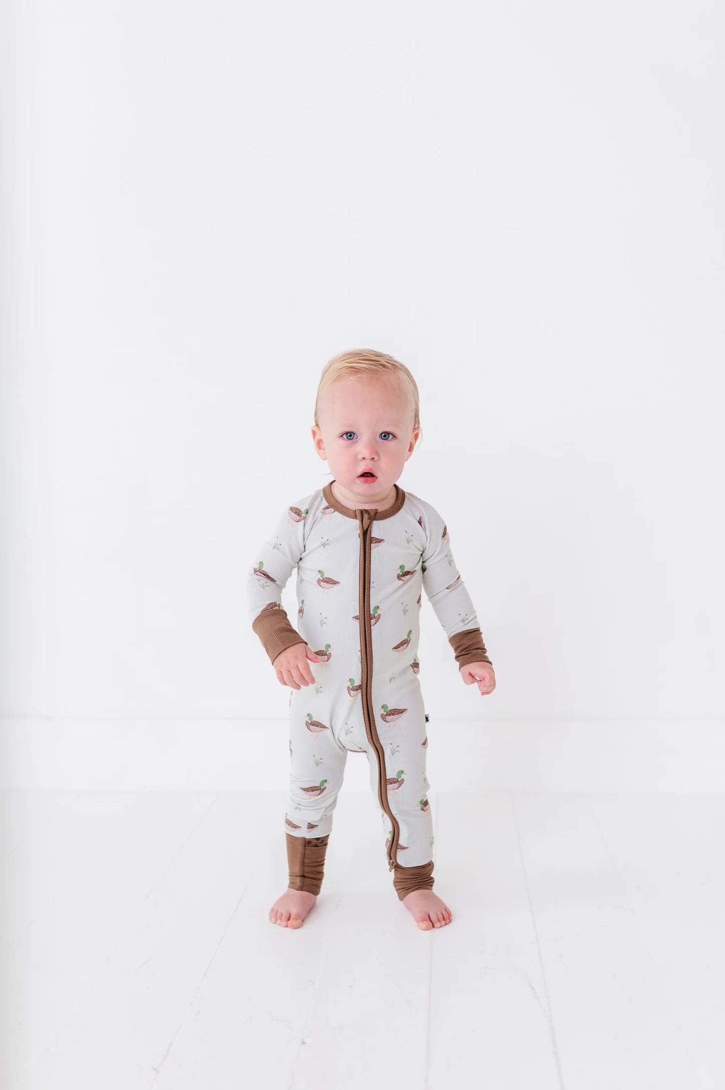 Mallard Duck Convertible Footie Pajama