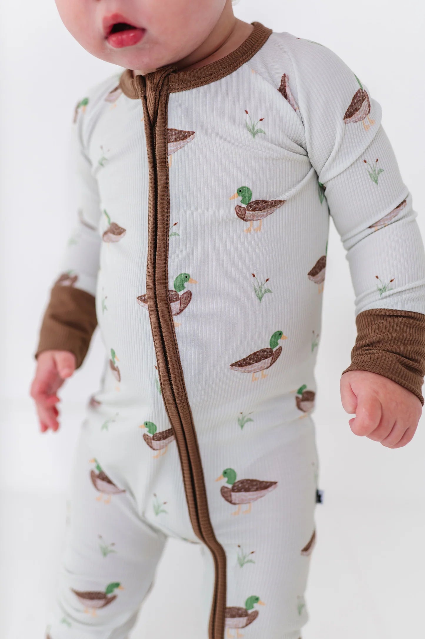 Mallard Duck Convertible Footie Pajama