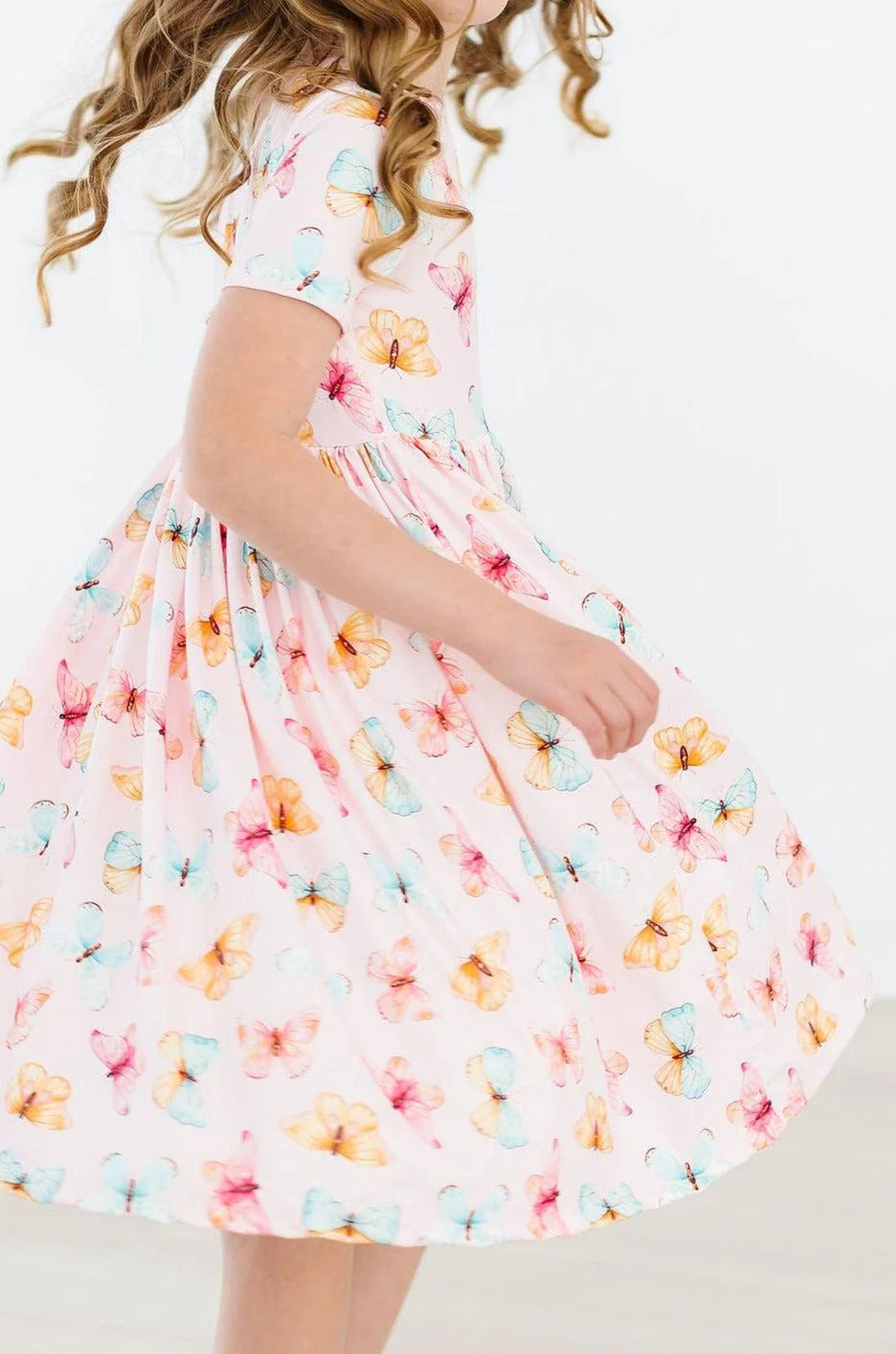 Butterfly Kisses Pocket Twirl Dress