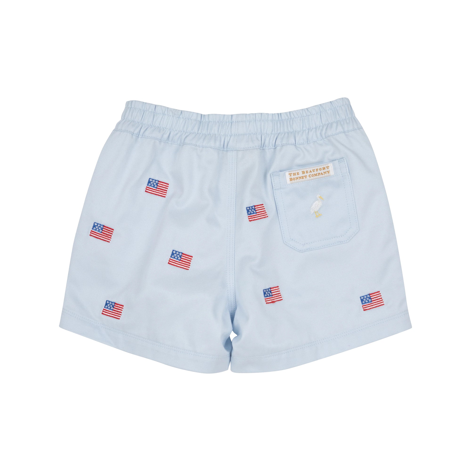 Boys Flag Shorts Stretch Waist