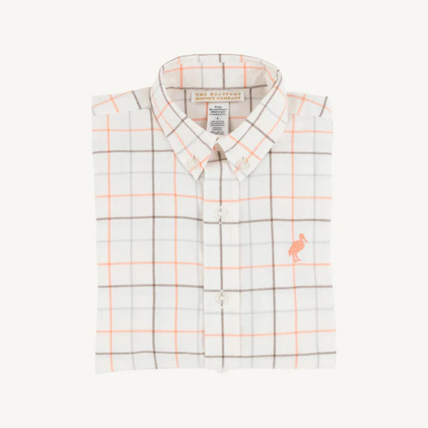 Dean's List Dress Shirt (Flannel) in Mantua Tattersall