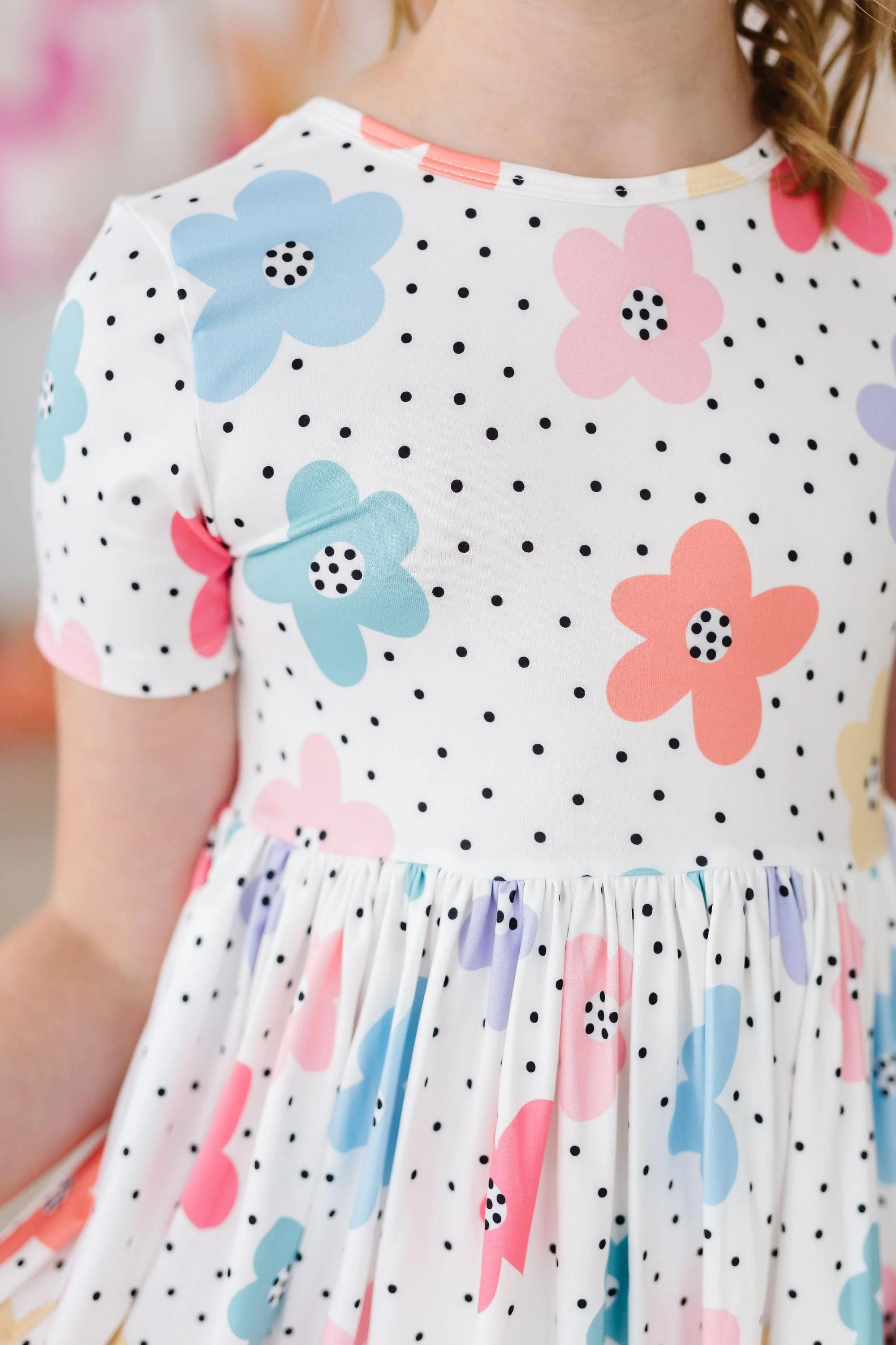 Dots & Daisies Pocket Twirl Dress