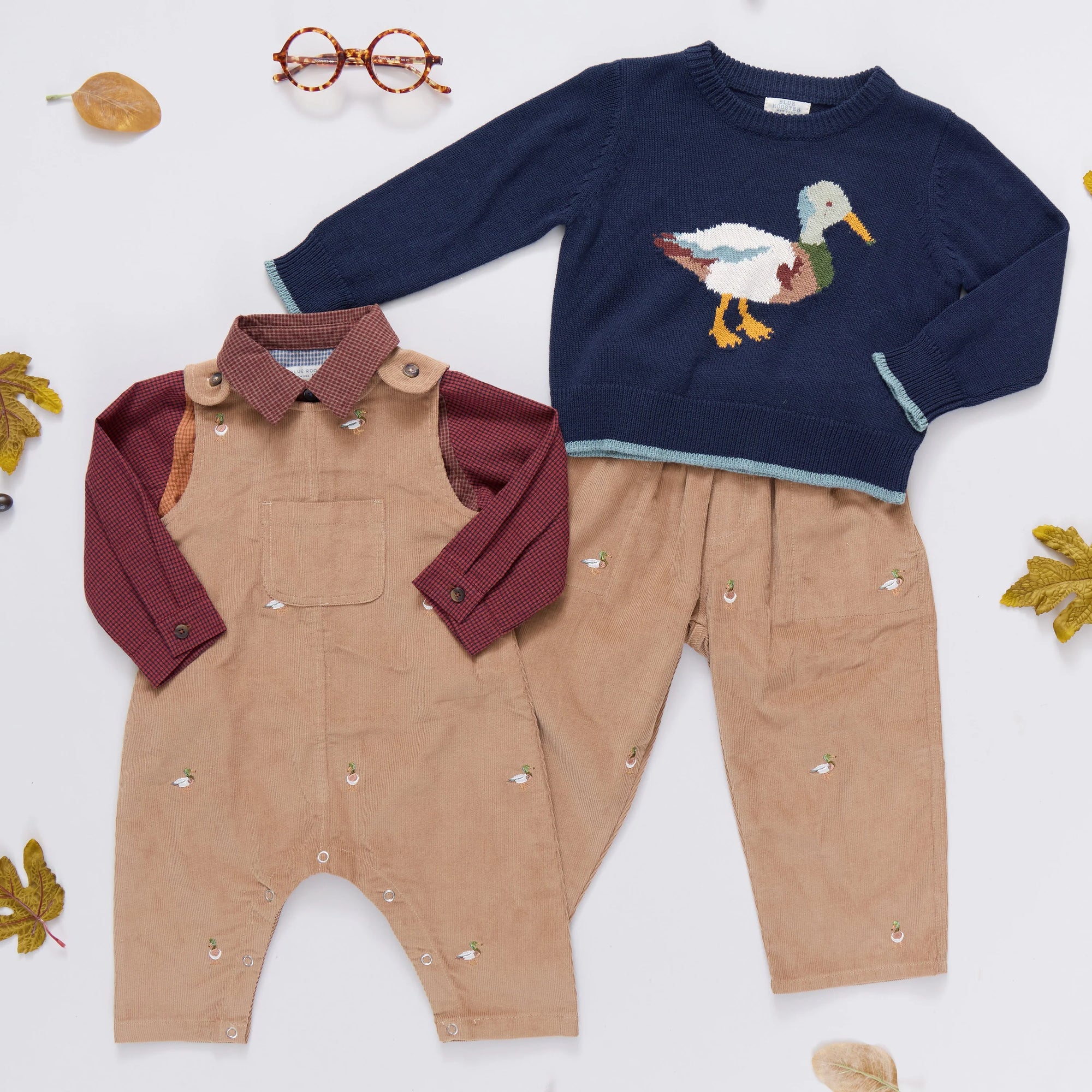Noah Jumper in Mallard Embroidery