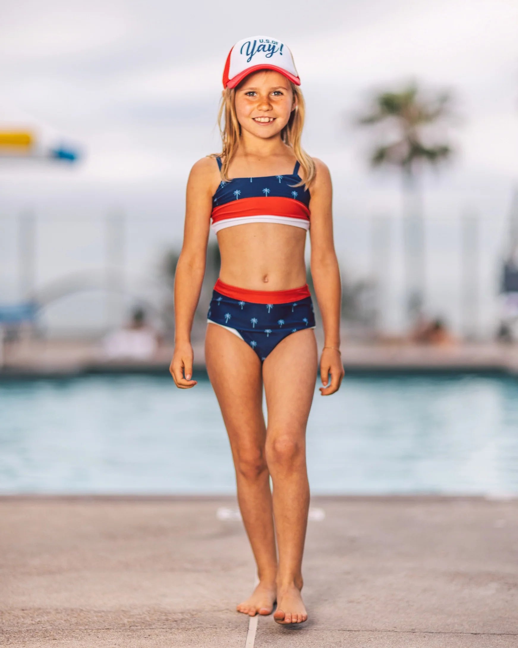 USA Palm Tree Block Party Bikini