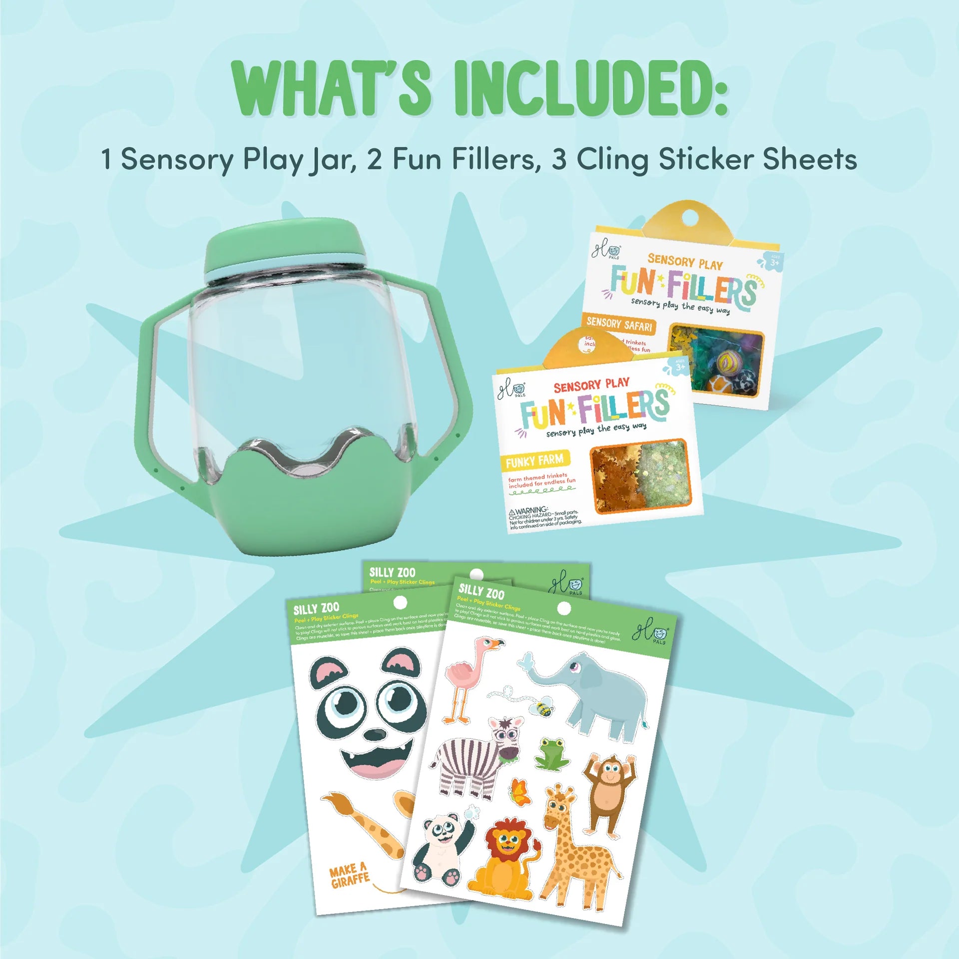 Zoo Glo Pals Gift Set