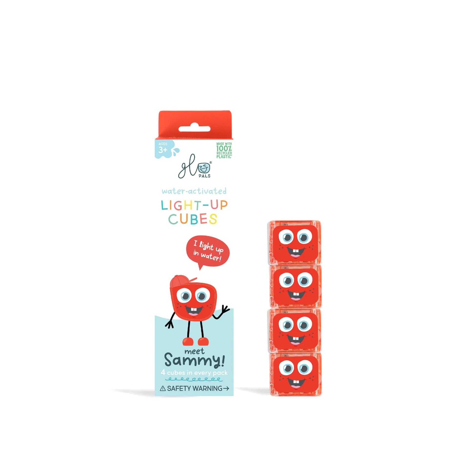 Sammy - Glo Pals Light-Up Cubes Sensory Toy