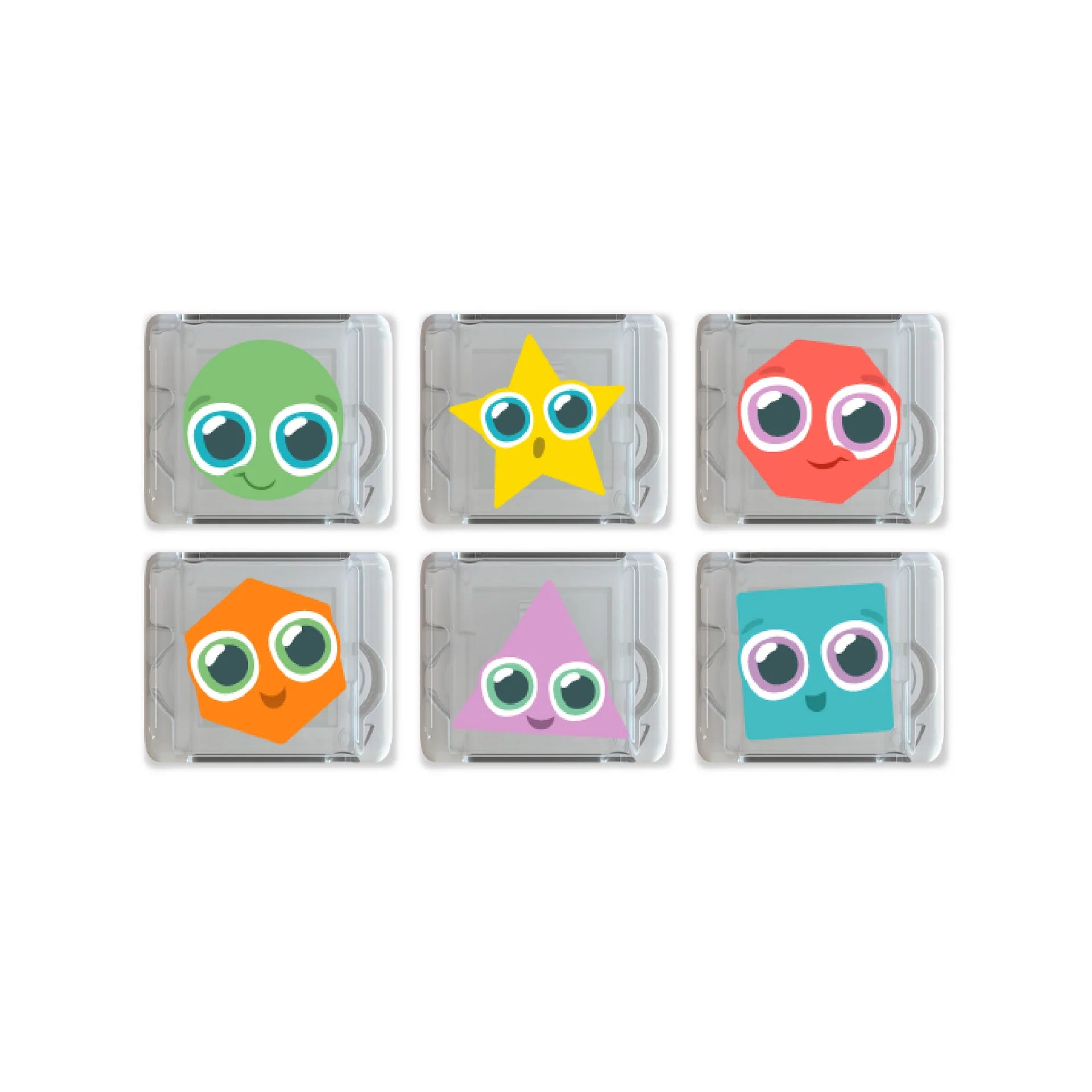 Shapes Light-Up Cubes 6-Pack