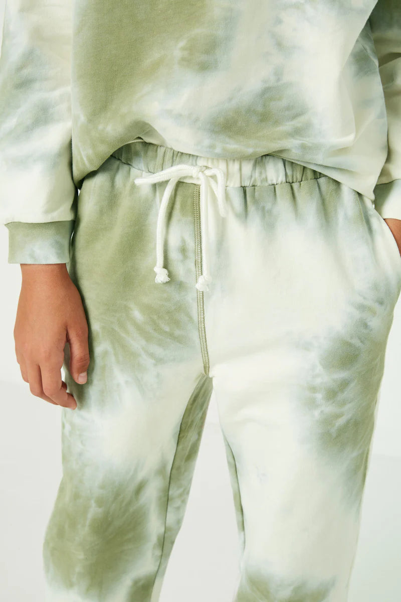 Girls Tie Dye Knit Joggers