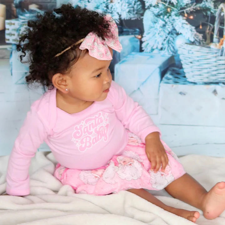Santa Baby Christmas Long Sleeve Bodysuit