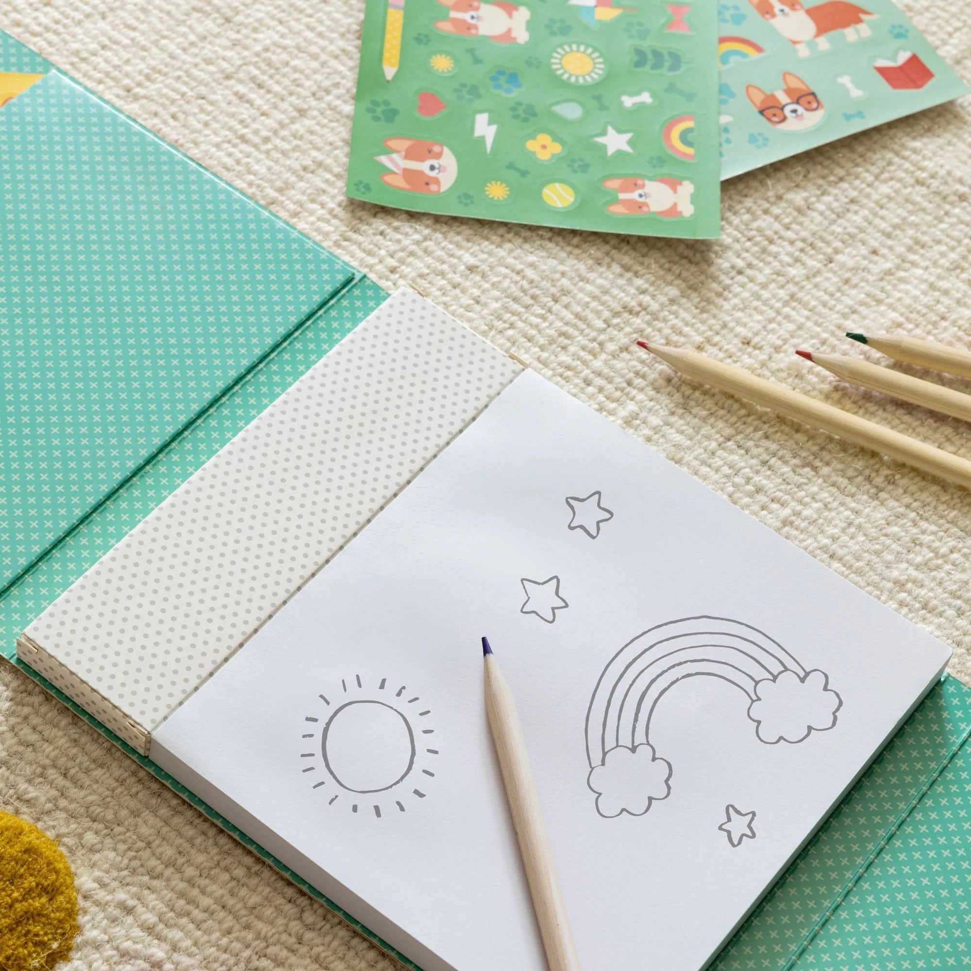 Carry-Along Corgi Sketch Kit