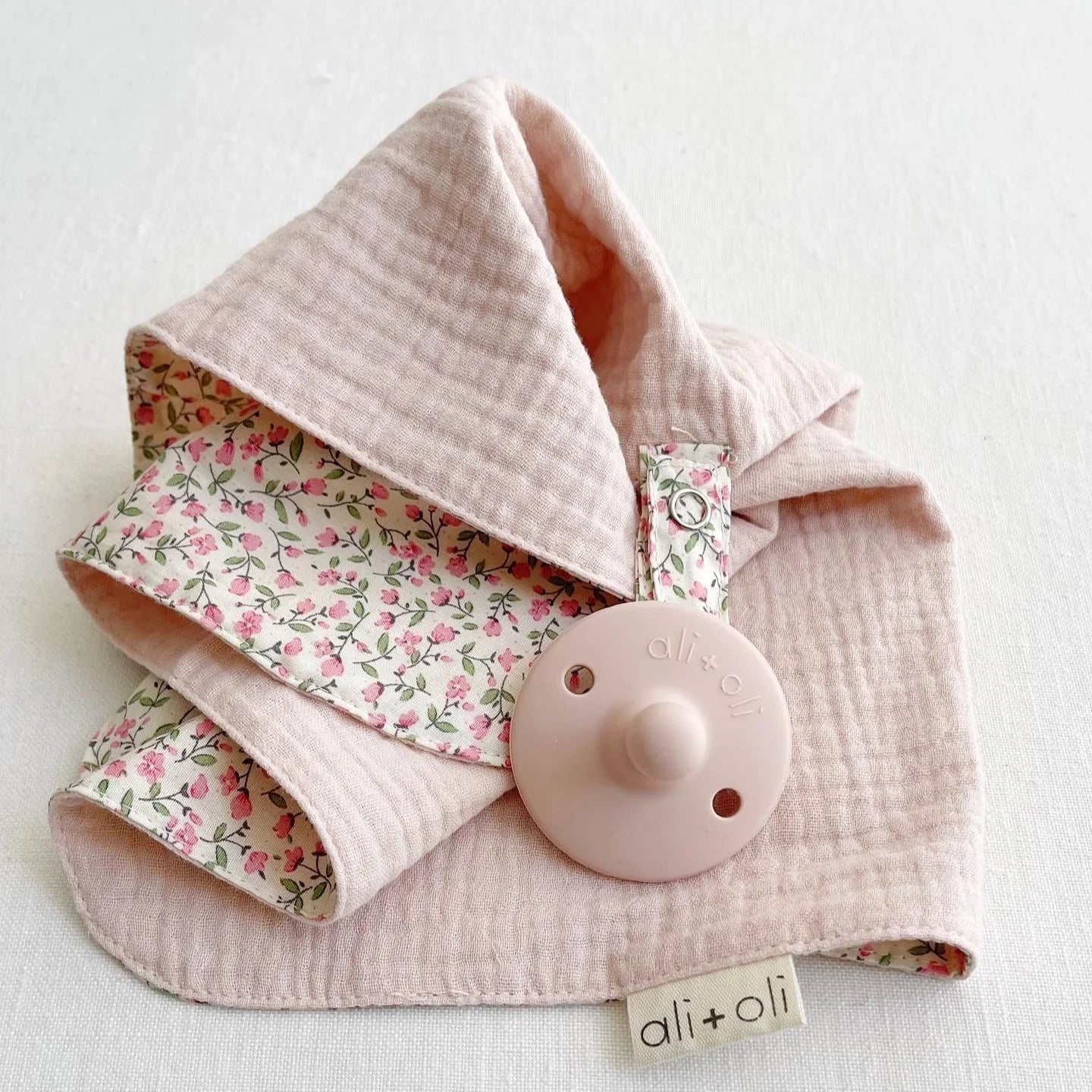 Floral Pacifier Blanket Holder