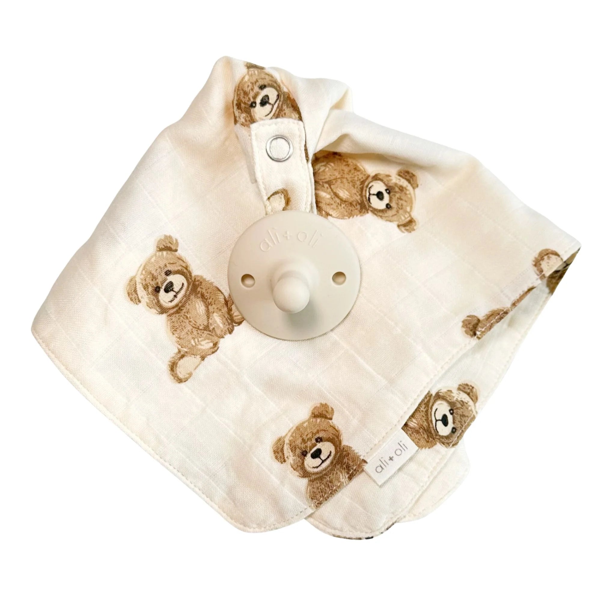 Bear Pacifier Blanket Holder