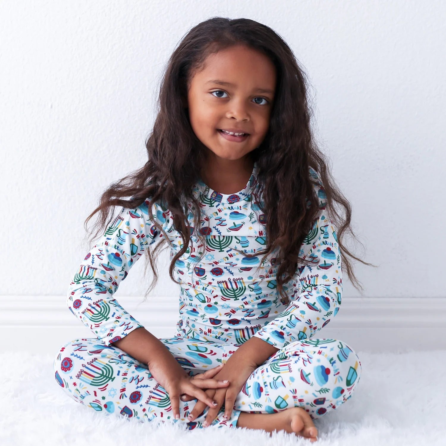 Hanukkah Celebration Two-Piece Bamboo Pajama