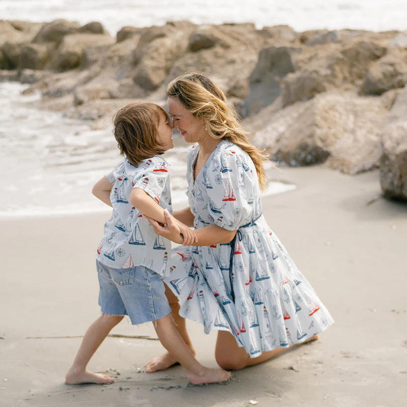 Boys Jack Shirt in Nautical Adventure