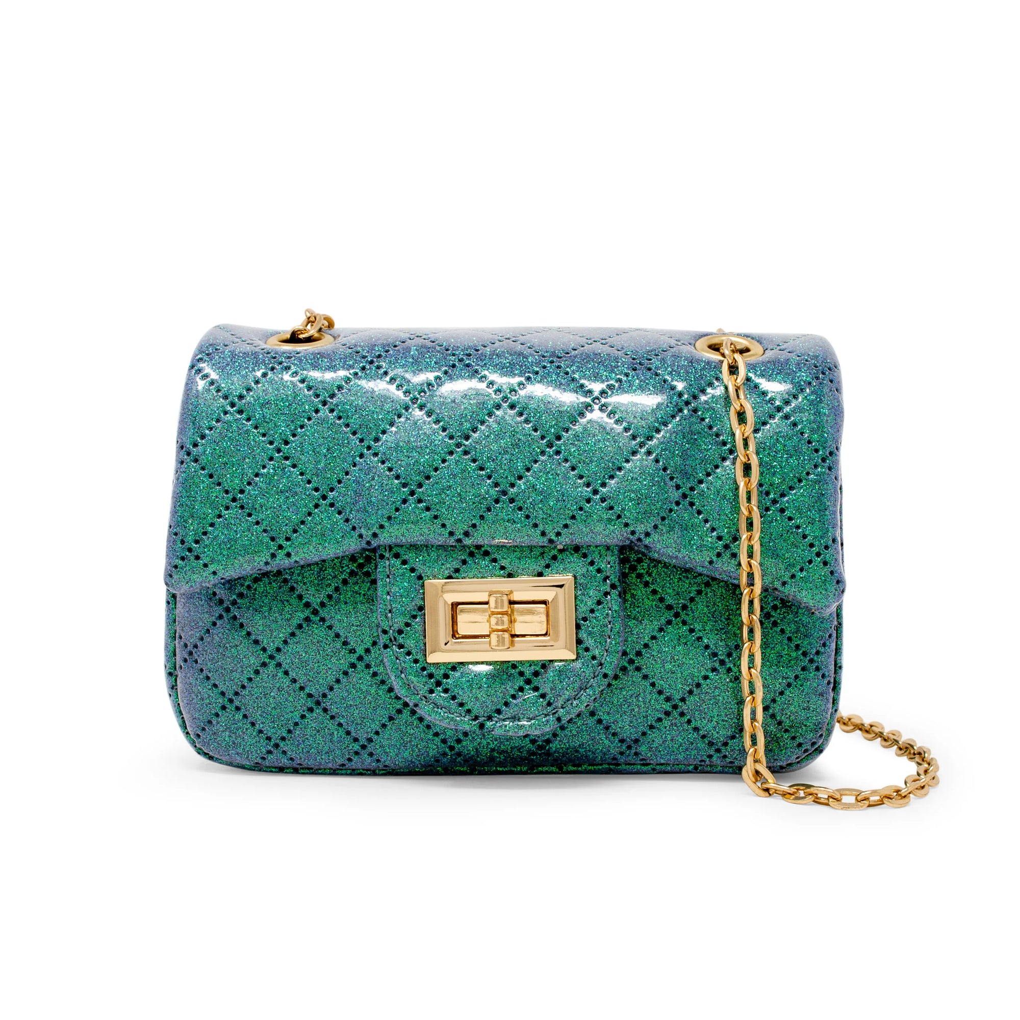 Classic Quilted Sparkle Mini Bag