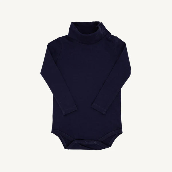 Tatum's Turtleneck & Onesie in Nantucket Navy