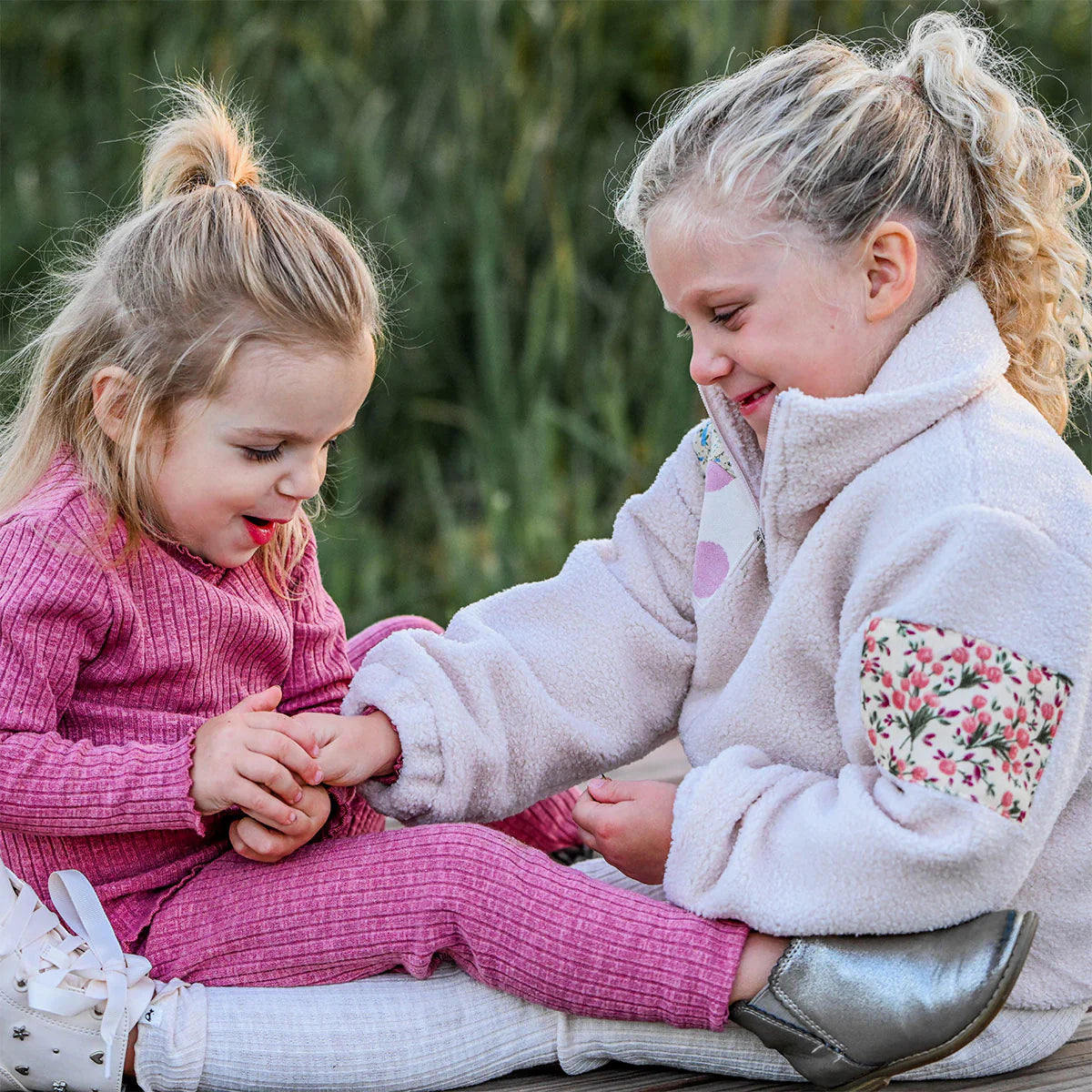 Berry Pink Wide Rib Legging