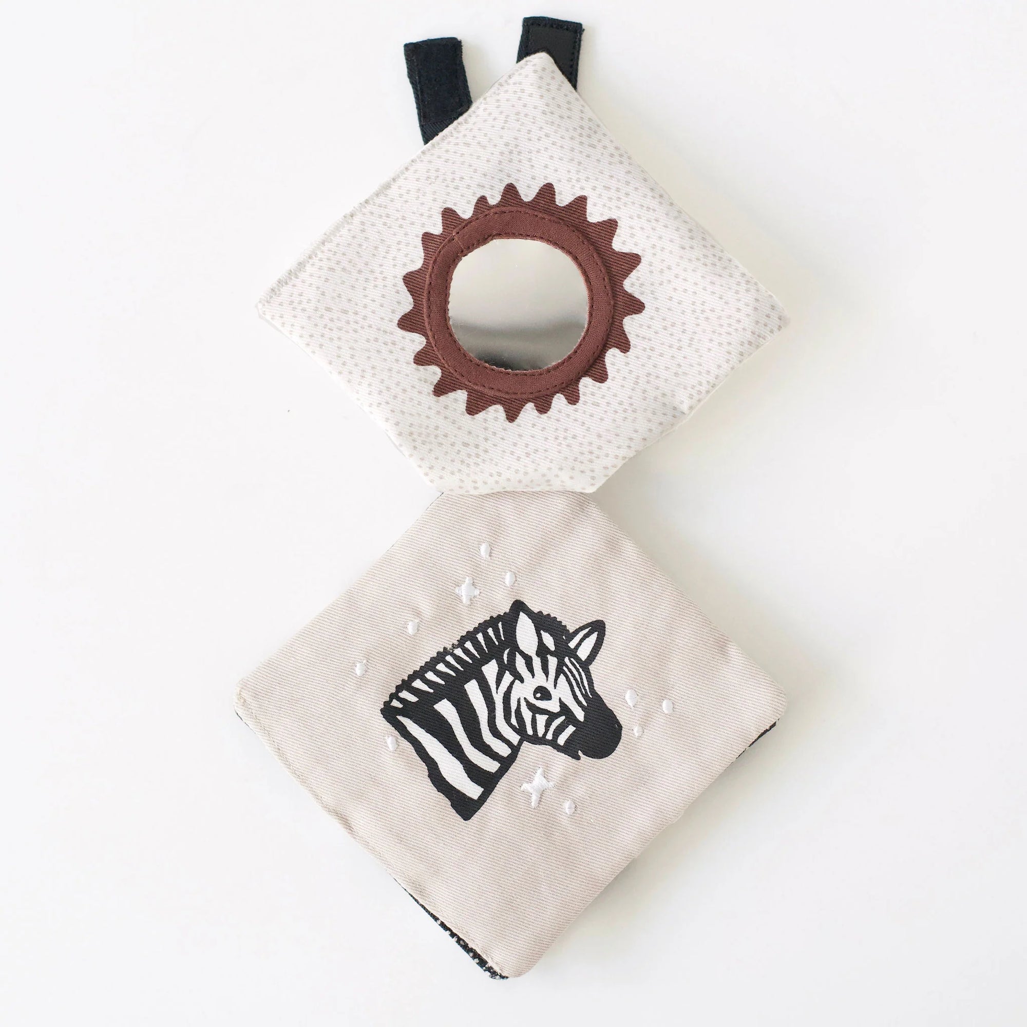 Wild Animals Crinkle Pages Stroller Toy