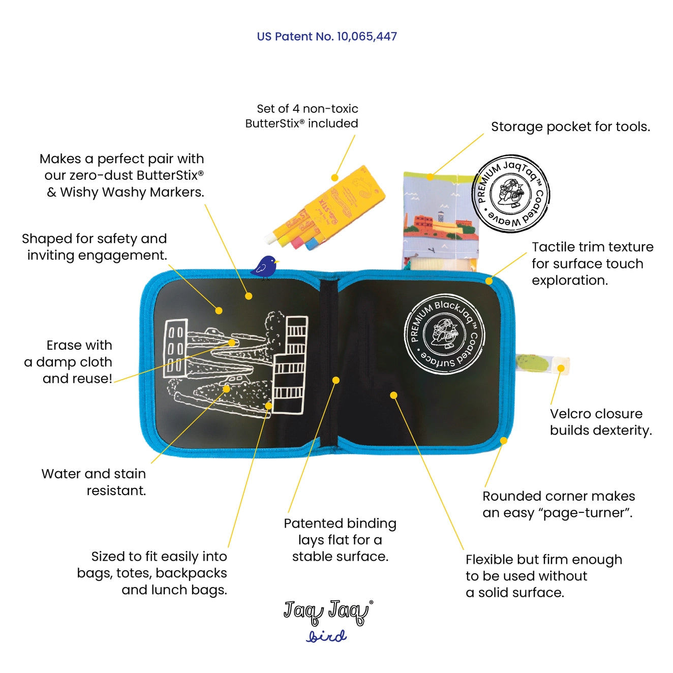 Camping Friends Dry Erase Reusable Activity Book