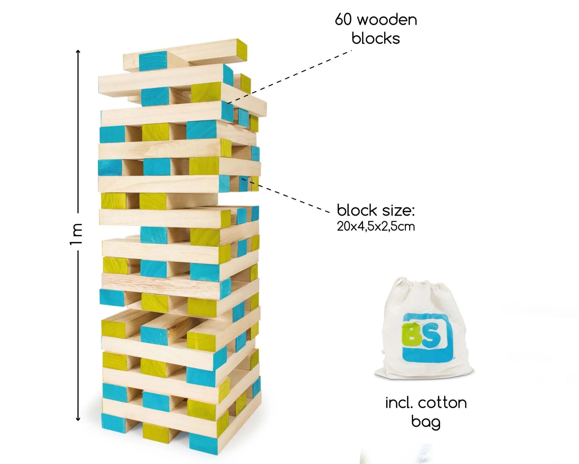 Large Tower Jenga Toy
